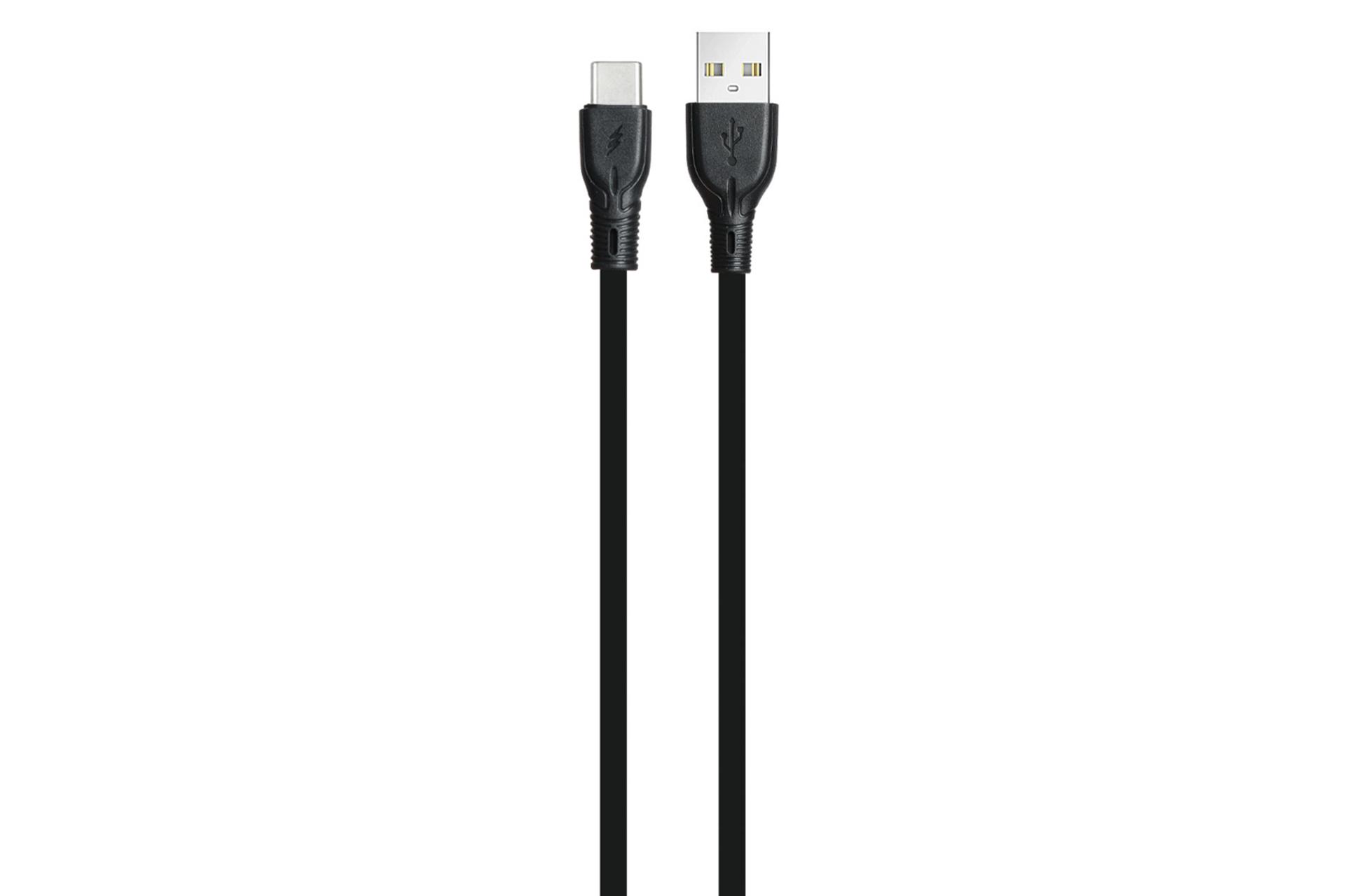 کابل شارژ USB چرلو Type-A به Type-C مدل CH-TC09 با طول 1.1 متر