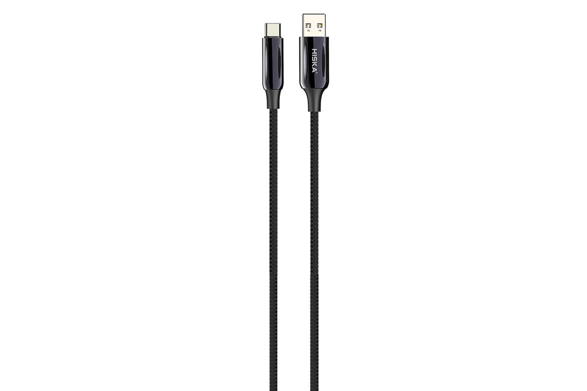 کابل شارژ USB هیسکا Type-A به Type-C مدل LX-16AC با طول 1.8 متر