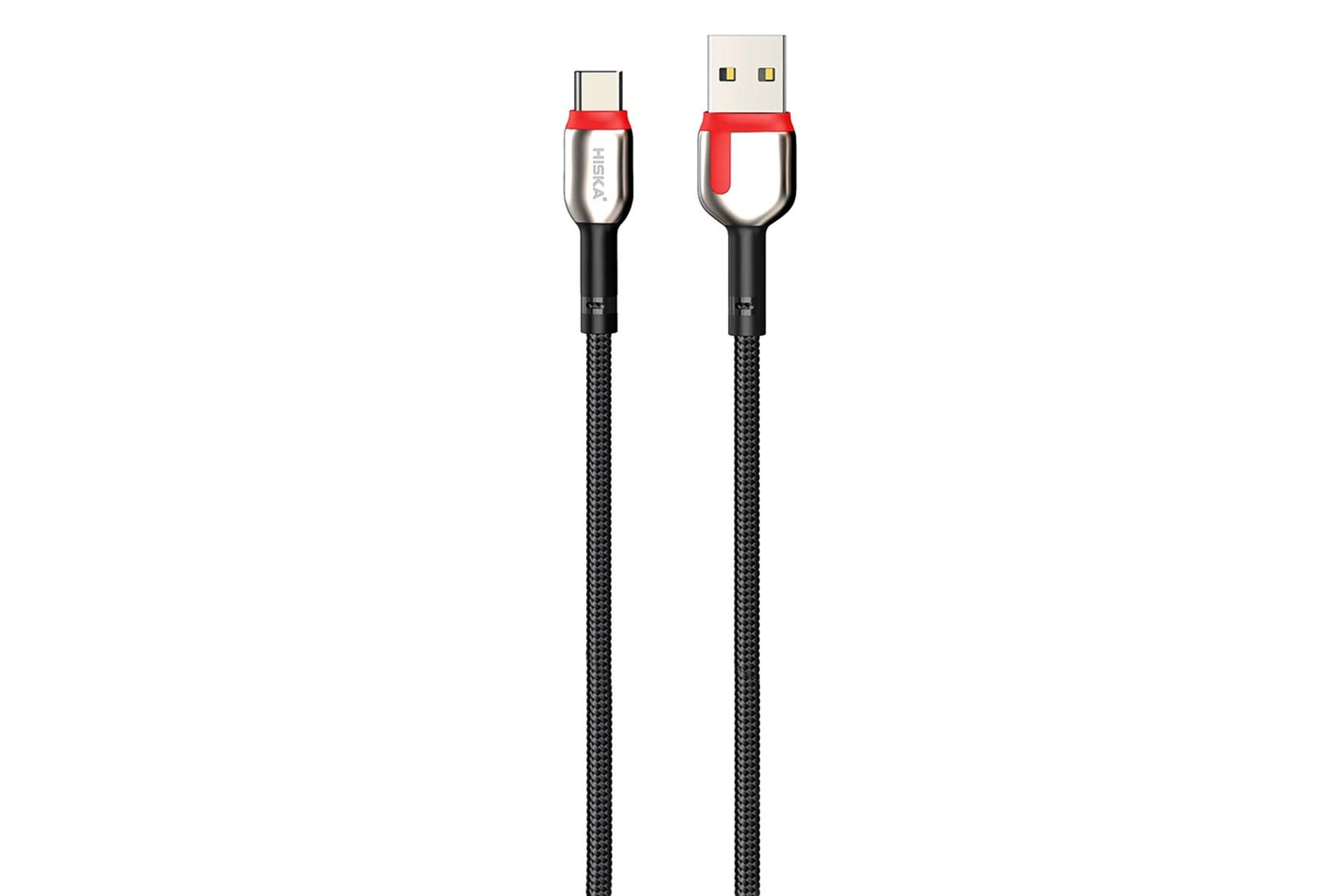 کابل شارژ USB هیسکا Type-A به Type-C مدل LX-842AC با طول 2 متر