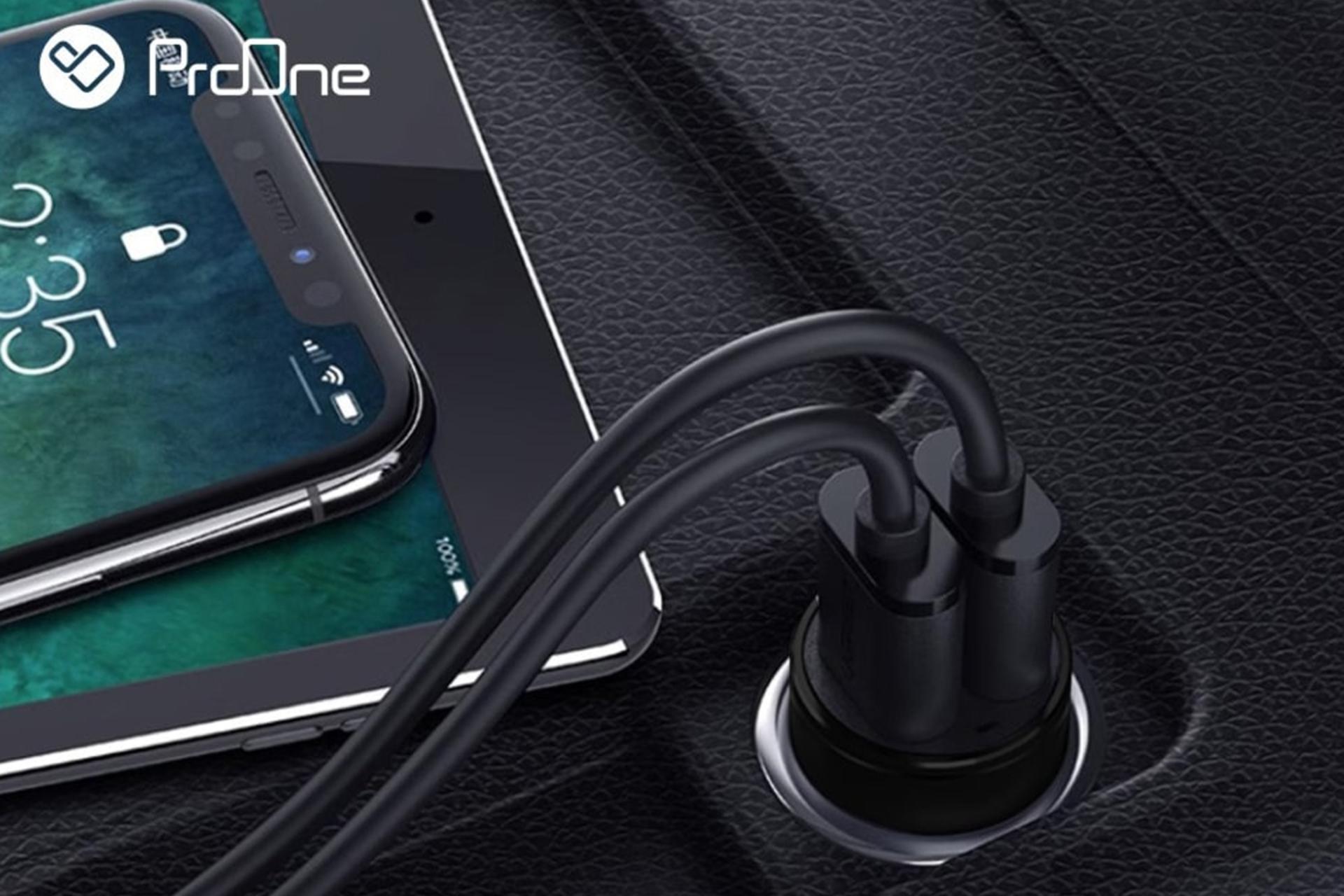 نمای داخل ماشین شارژر فندکی پرووان مدل-ProOne PCG24