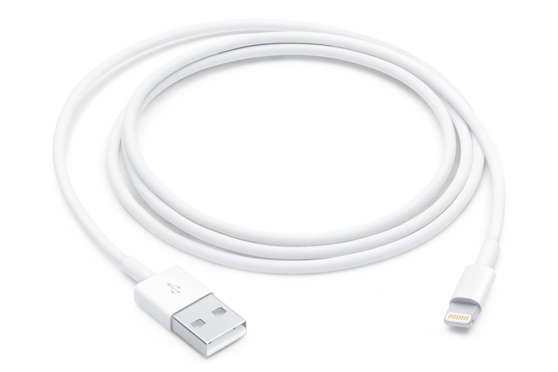 کابل شارژ USB اپل Type-A به Lightning مدل MUQW3AM/A با طول 1 متر