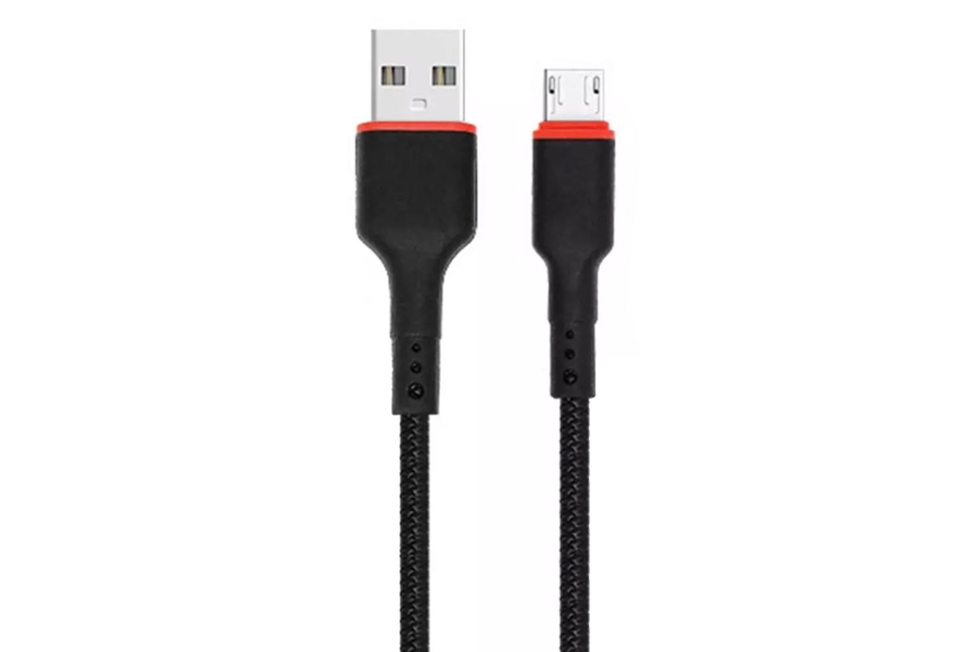 کانکتور و اتصال کابل شارژ USB تسکو Type-A به Micro-USB مدل TC A105 با طول 1 متر