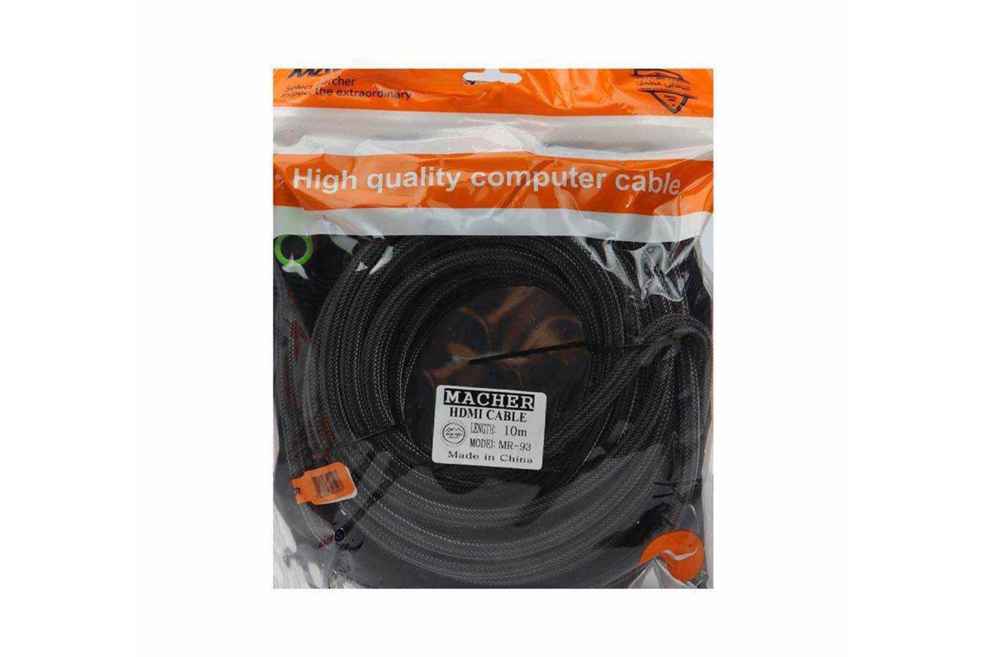 جعبه کابل HDMI مچر MR-93 4K 60Hz نسخه 2.0 با طول 10 متر
