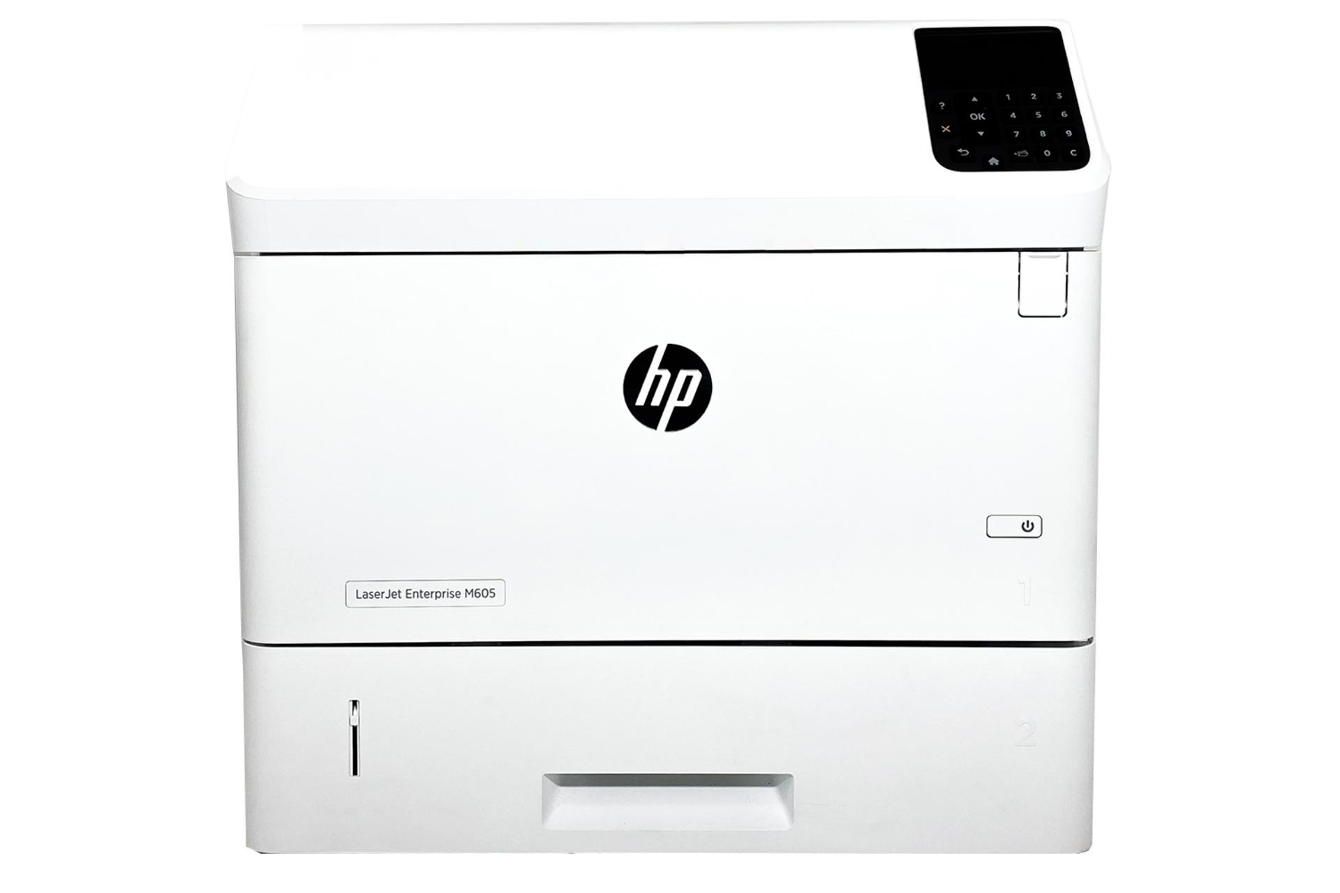 پرینتر اچ پی HP LaserJet Enterprise M605 نمای جلو