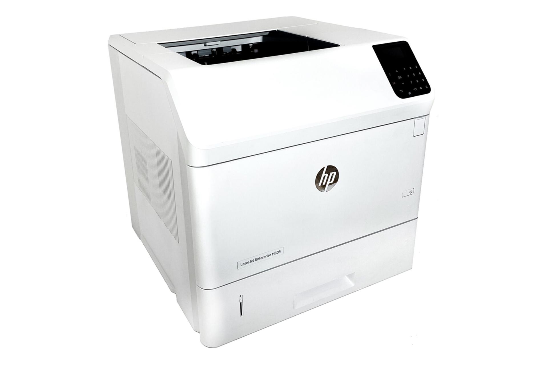 پرینتر اچ پی HP LaserJet Enterprise M605 نمای چپ
