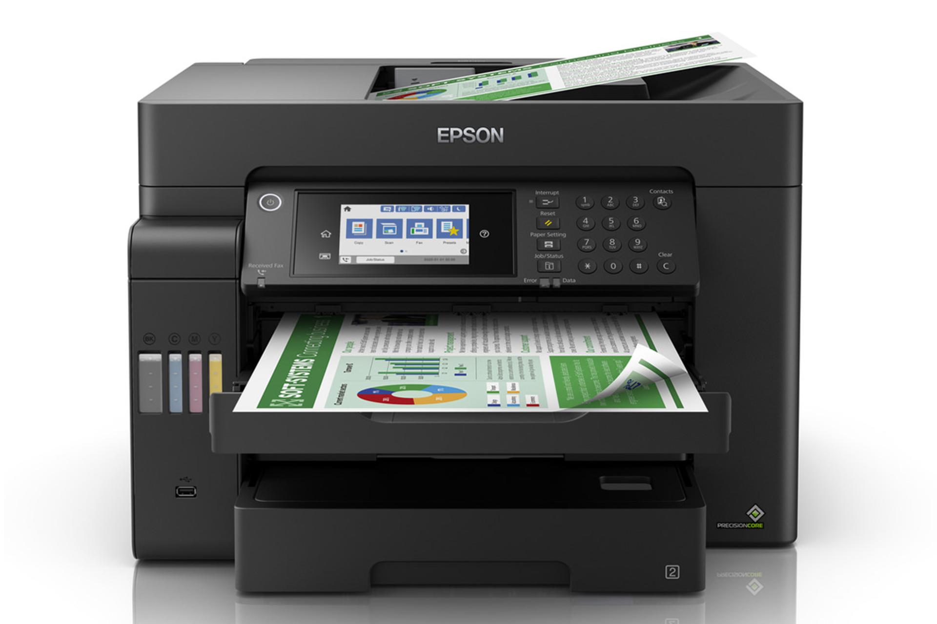 پرینتر اپسون Epson EcoTank L15150 نمای جلو