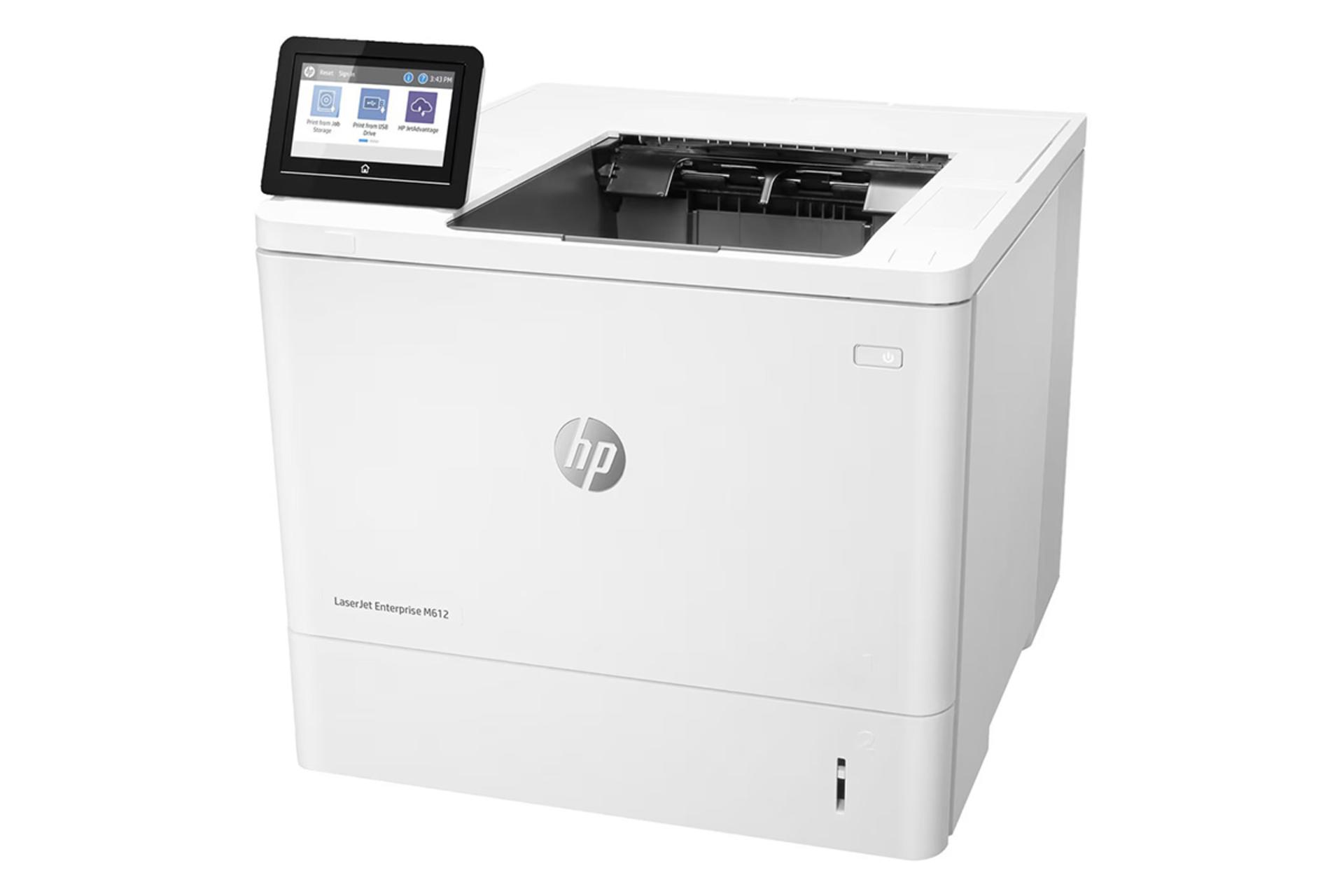 پرینتر اچ پی HP LaserJet Enterprise M612dn نمای راست