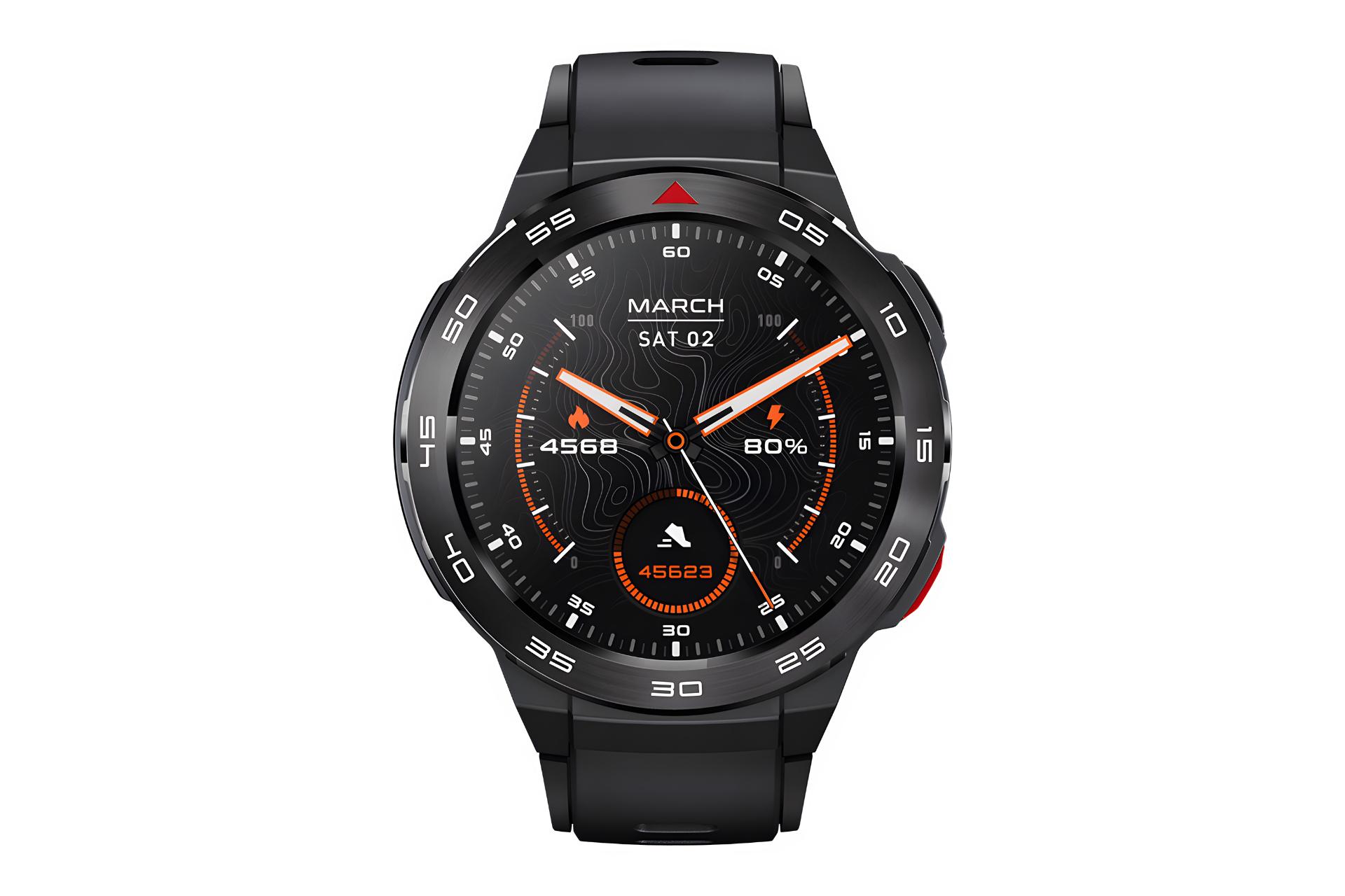 نمای روبروی ساعت هوشمند شیائومی Xiaomi Mibro Watch GS Pro