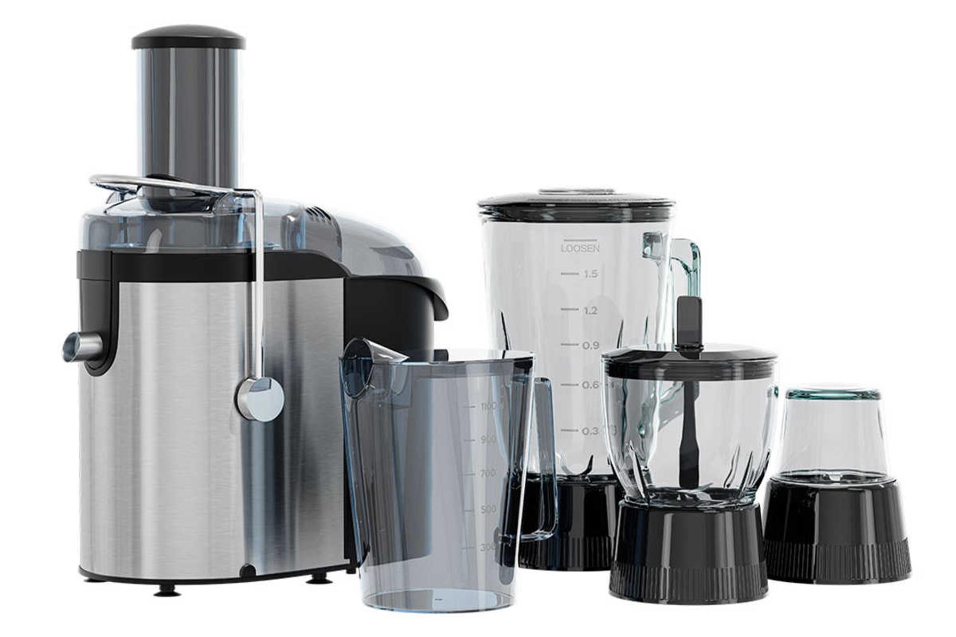 نمای سمت چپ آبمیوه گیری 4 کاره تکنو TE-311