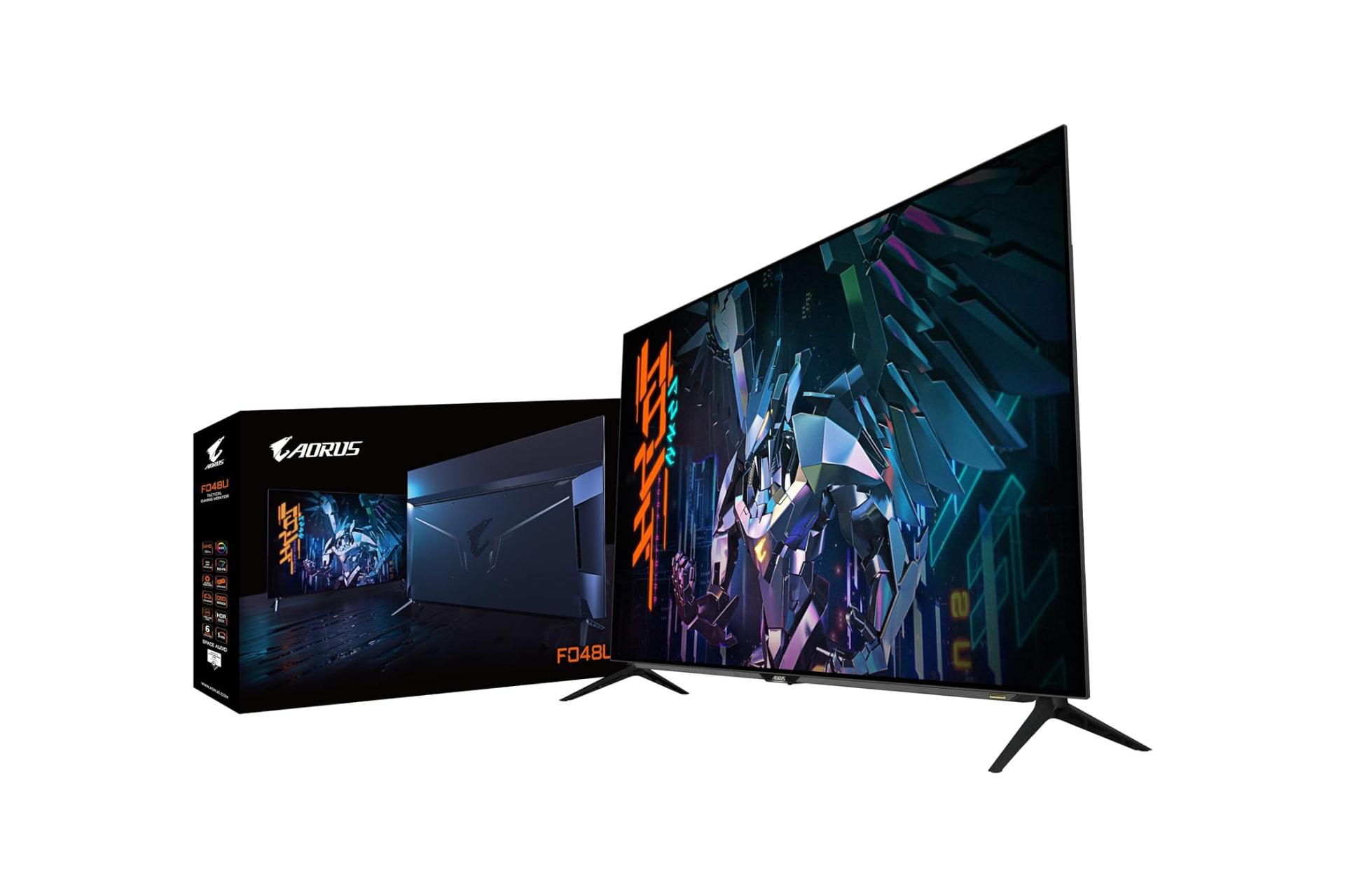 جعبه مانیتور گیگابایت 48 اینچ مدل AORUS FO48U