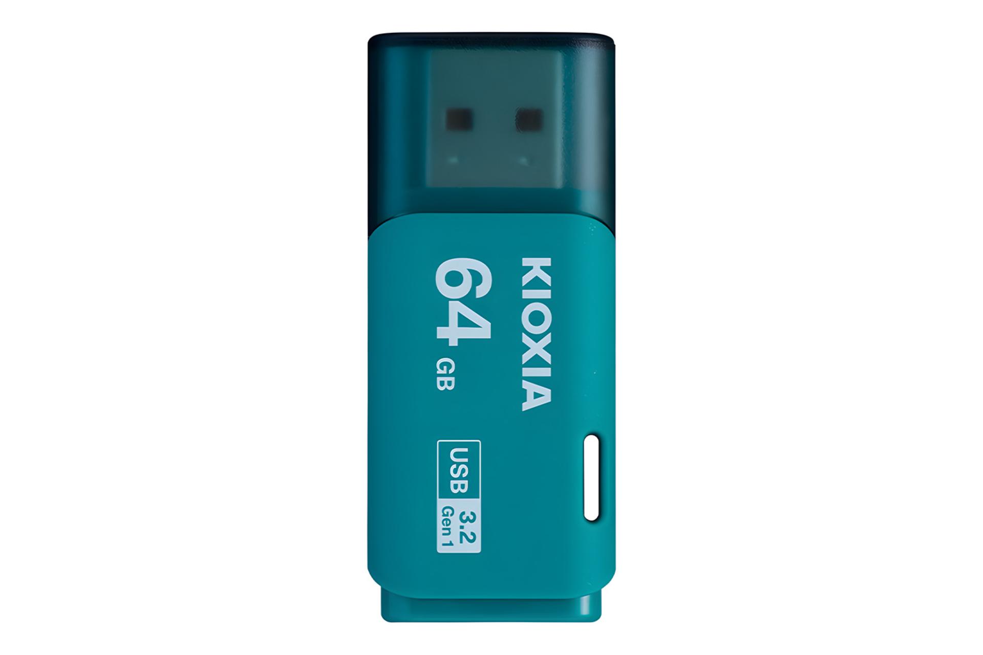 رنگ سبز فلش مموری کیوکسیا Kioxia TransMemory U301 64GB USB 3.2