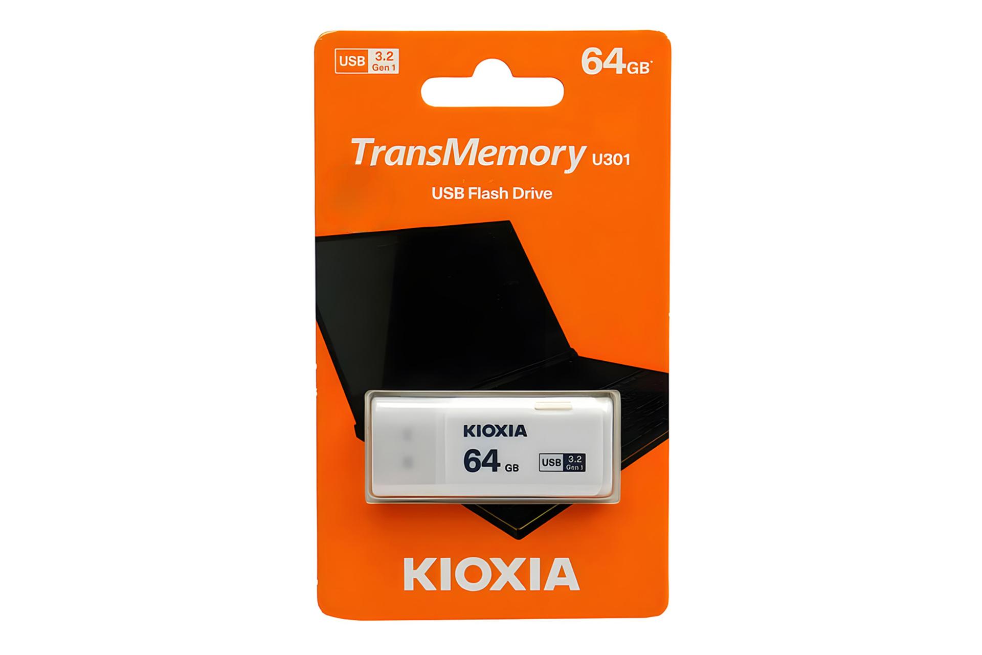 جعبه فلش مموری کیوکسیا Kioxia TransMemory U301 64GB USB 3.2