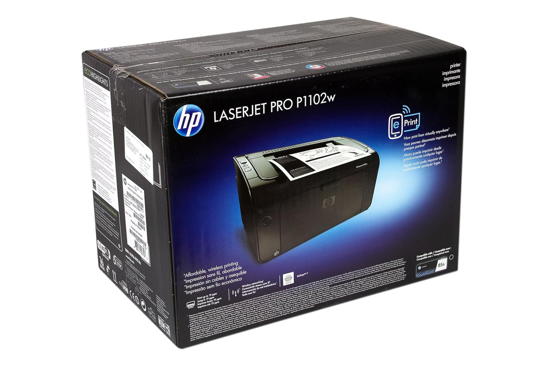 جعبه پرینتر اچ پی HP LaserJet Pro P1102W