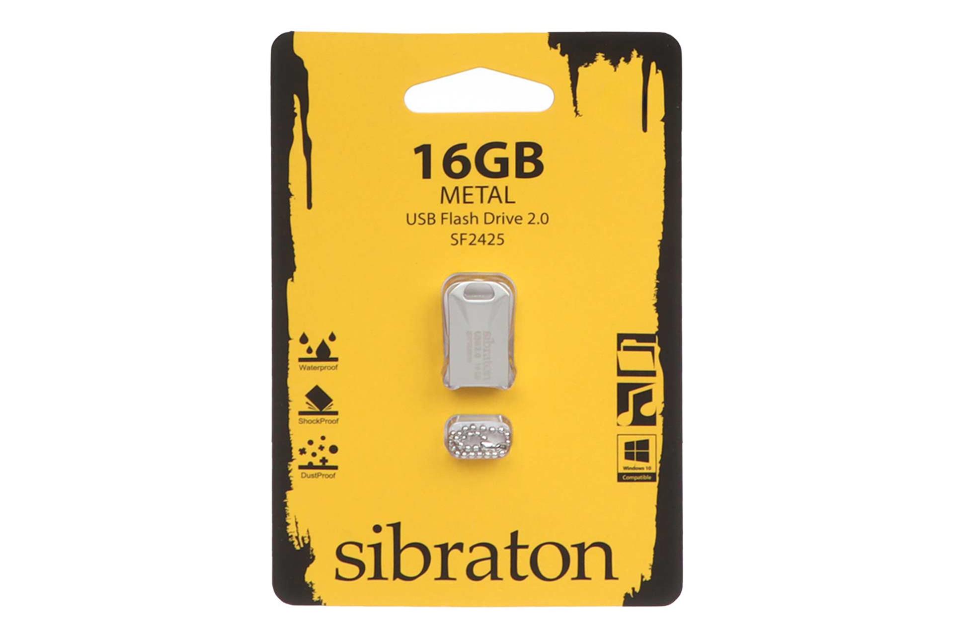 جعبه فلش مموری سیبراتون Sibraton METAL SF2425 16GB USB 2.0