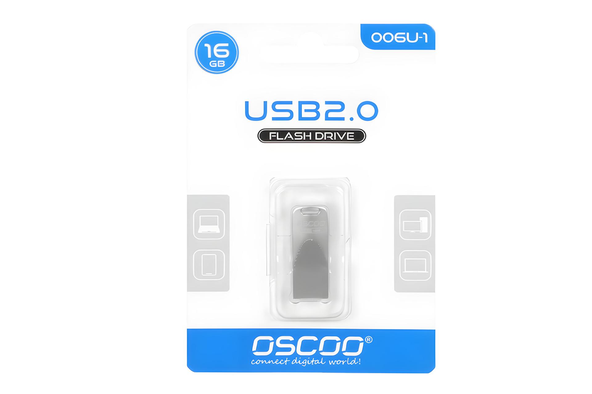 جعبه فلش مموری اسکو OSCOO 006U-1 16GB USB 2.0