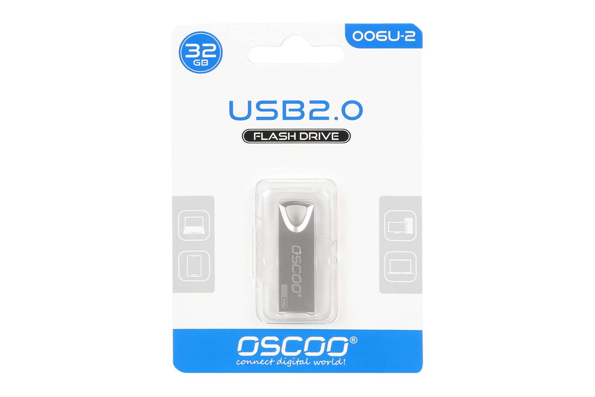 جعبه فلش مموری اسکو OSCOO 006U-2 32GB USB 2.0