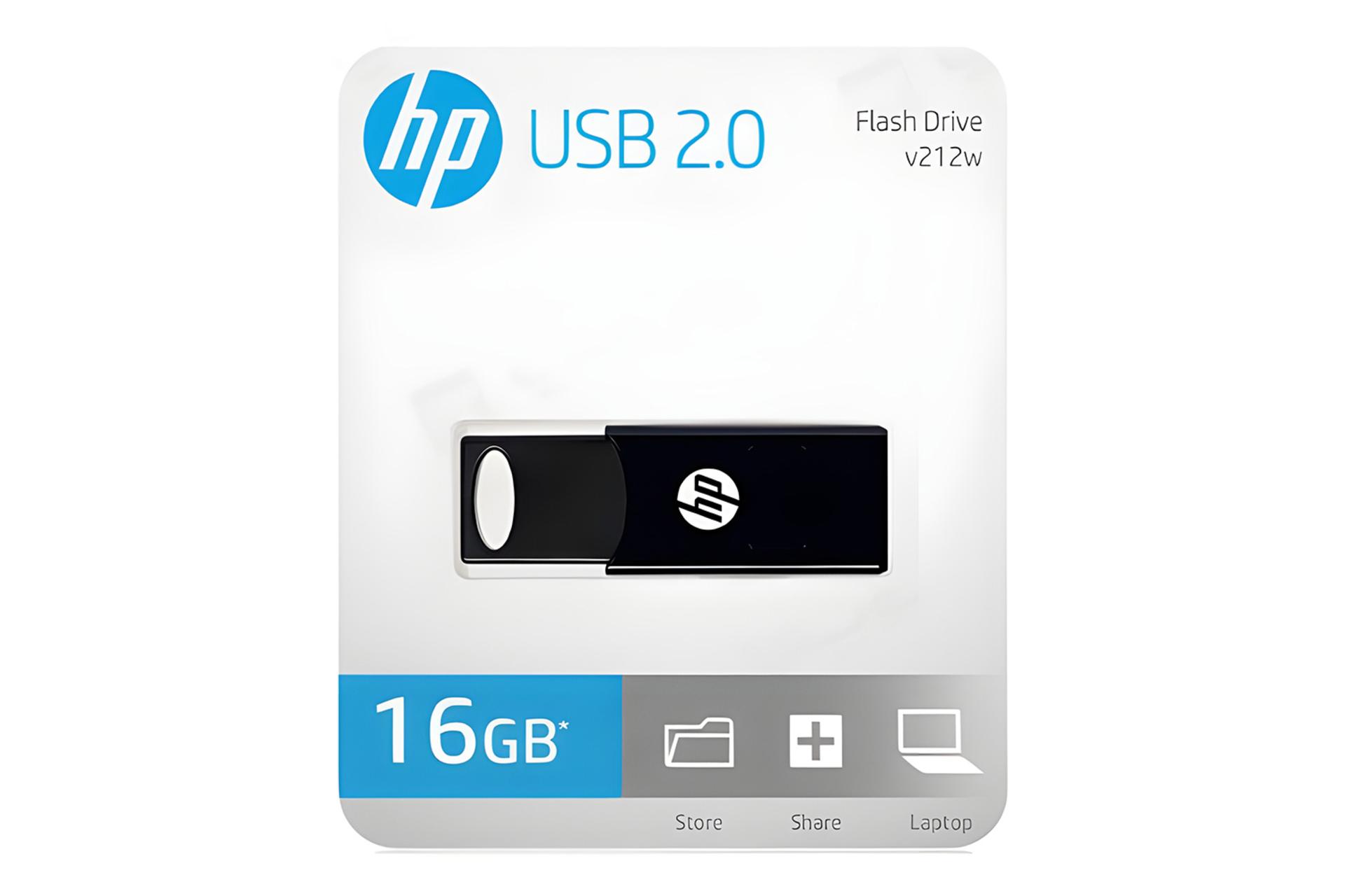 جعبه فلش مموری اچ پی HP v212w 16GB USB 2.0