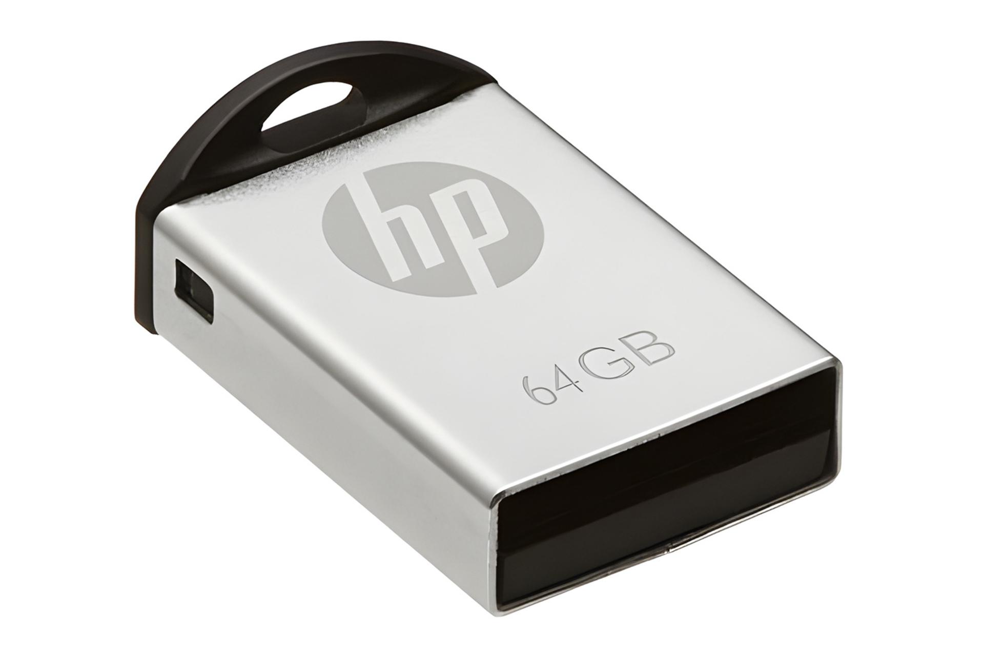 نمای کناری فلش مموری اچ پی HP v222w 64GB USB 2.0