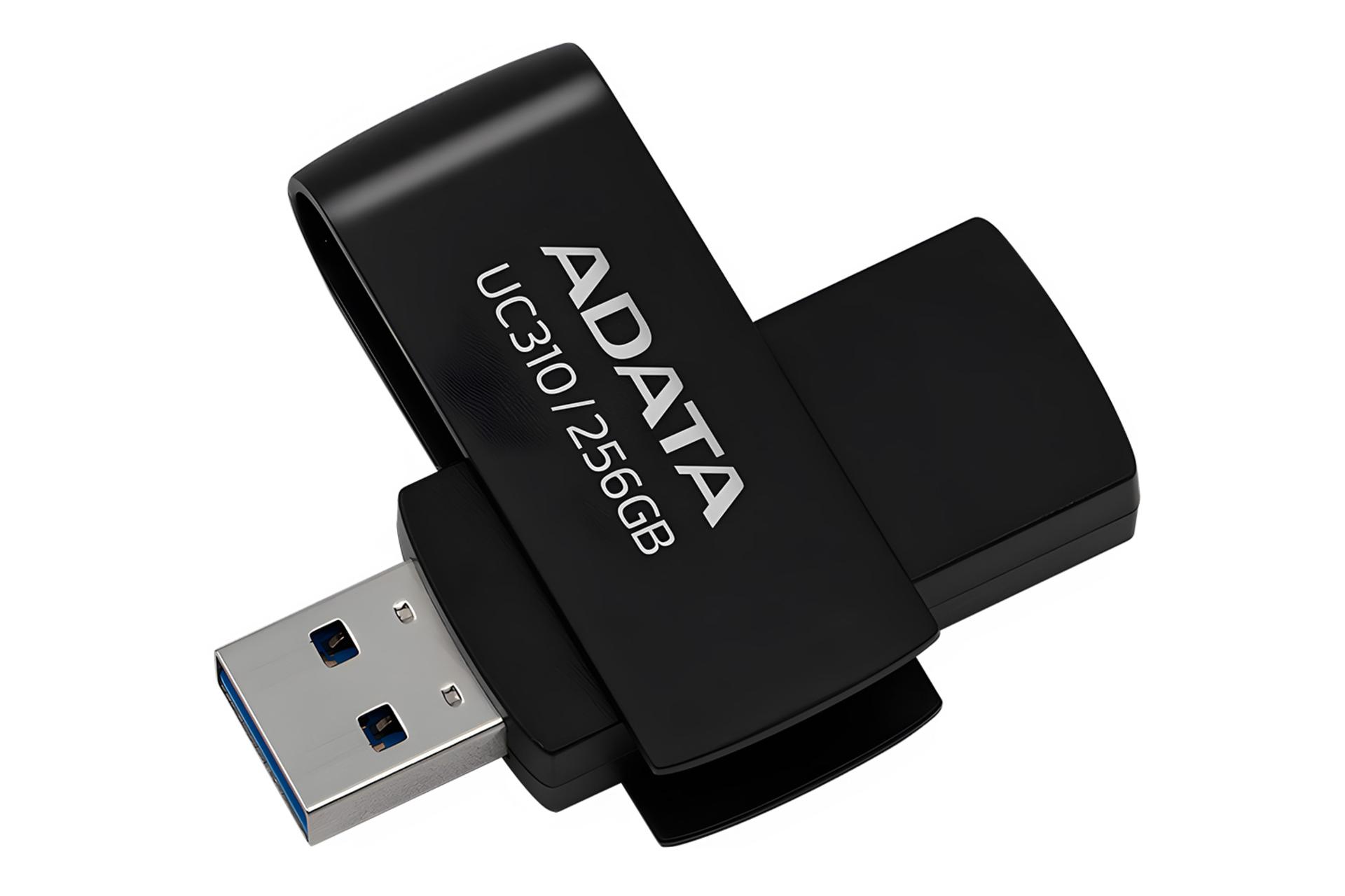نمای کناری فلش مموری ای دیتا ADATA UC310 256GB USB 3.2