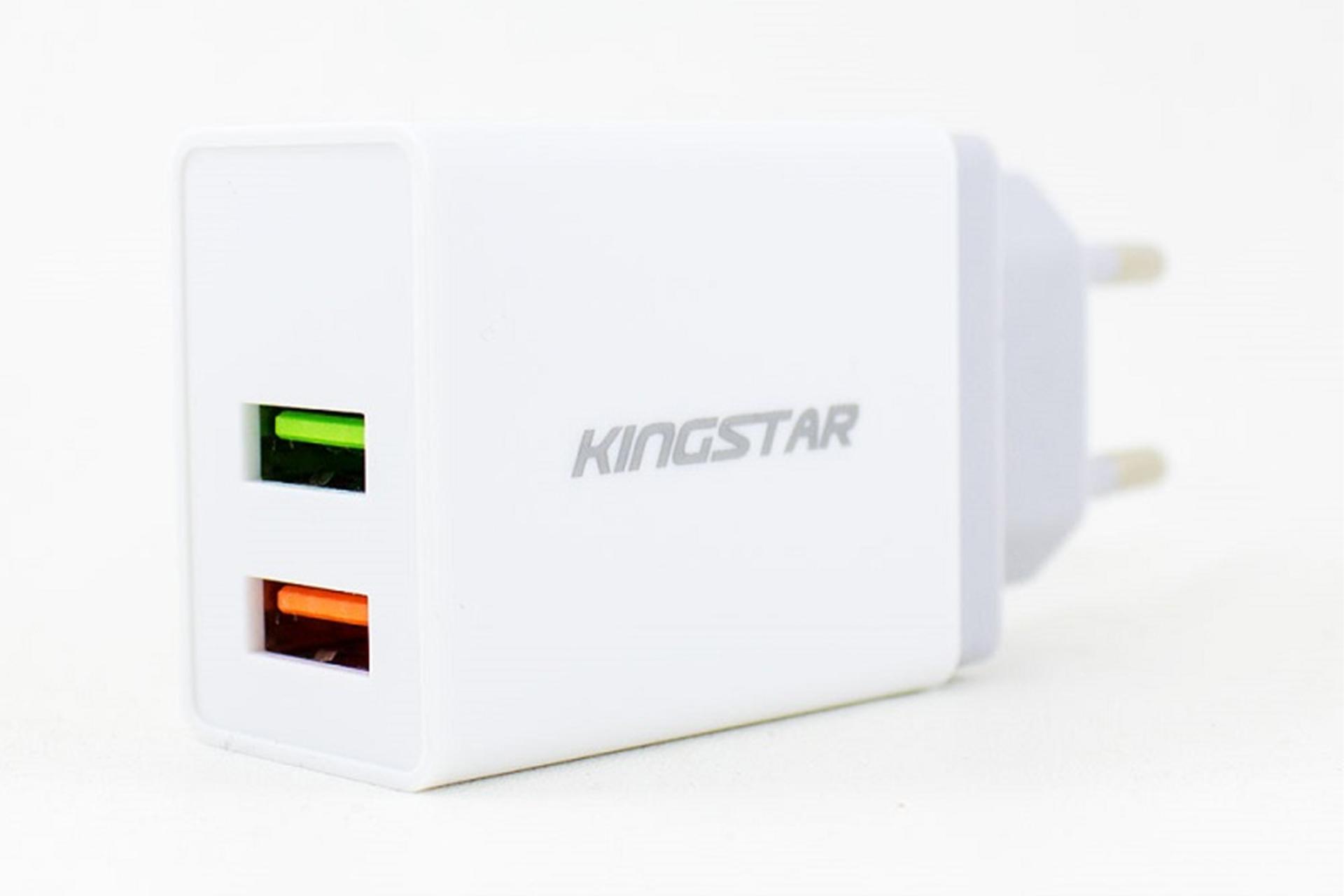 نمای پورت های شارژر دیواری مدل-Kingstar KW155