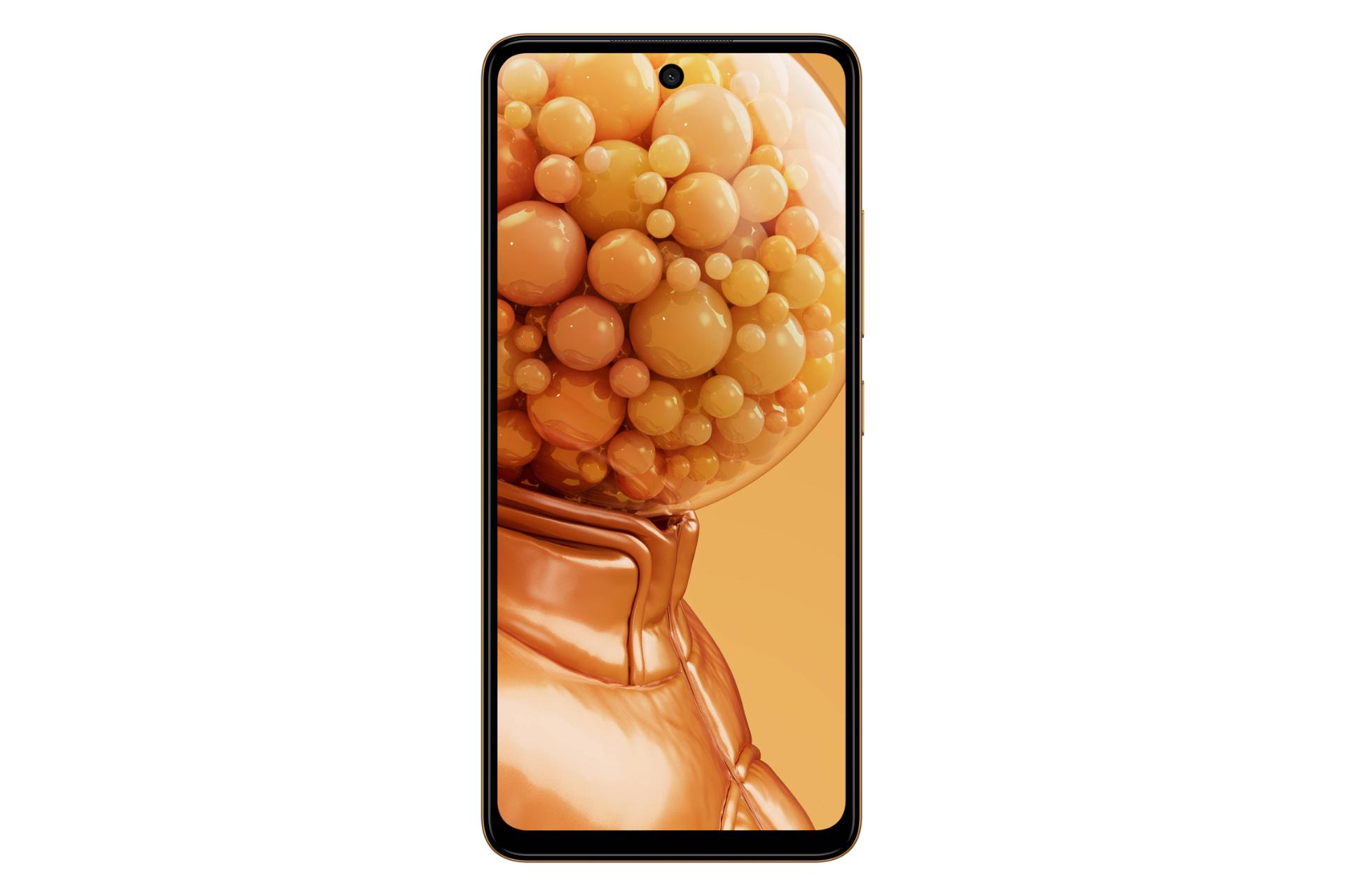 پنل جلو و صفحه نمایش گوشی موبایل اچ ام دی پالس پلاس نارنجی / HMD Pulse Plus