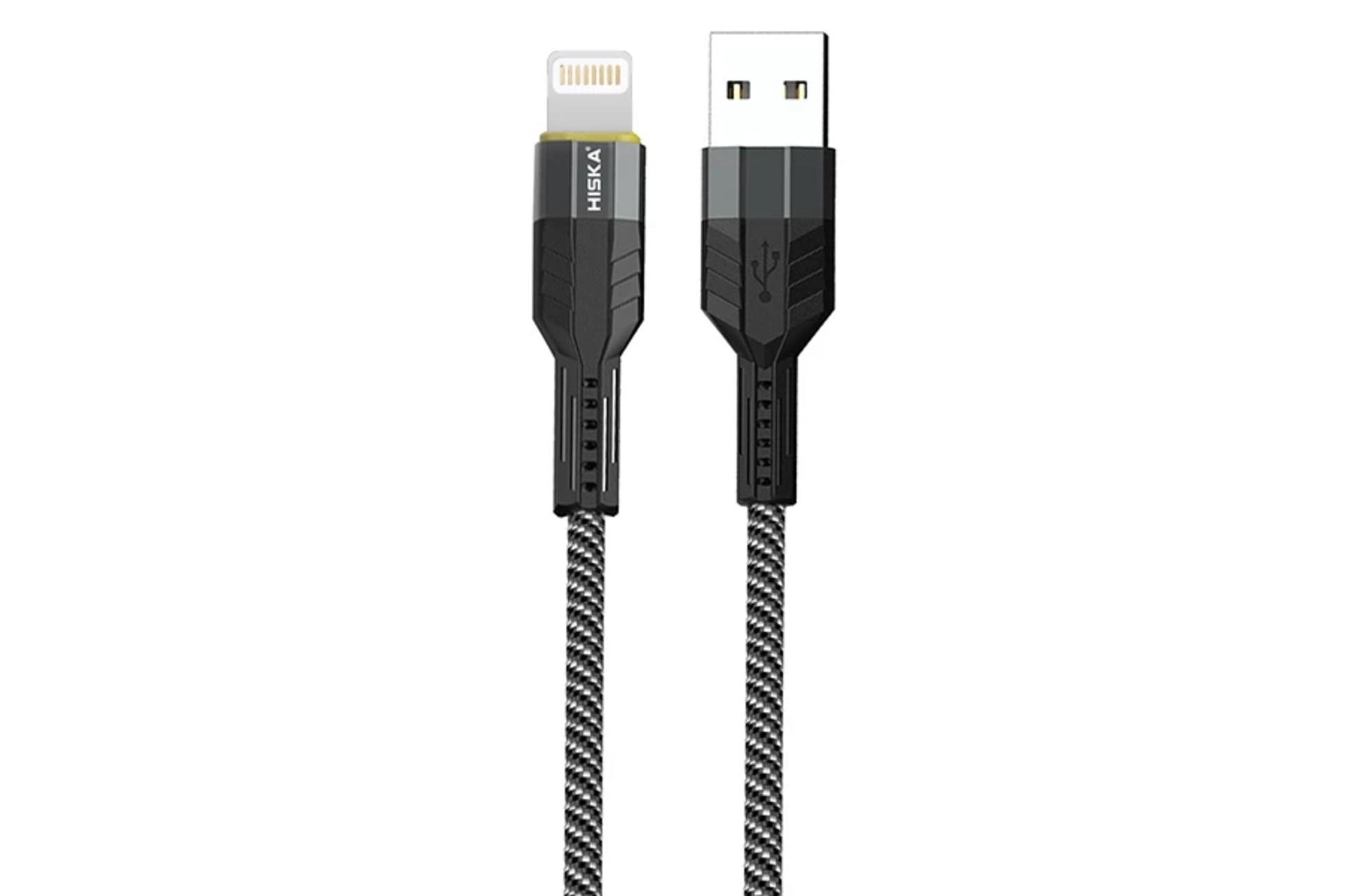 کابل شارژ USB هیسکا Type-A به Lightning مدل LX-305i با طول 2 متر