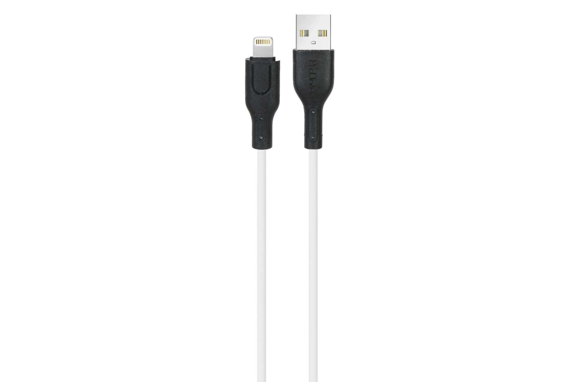 کابل شارژ USB پرو وان Type-A به Lightning مدل PCC400L با طول 1 متر