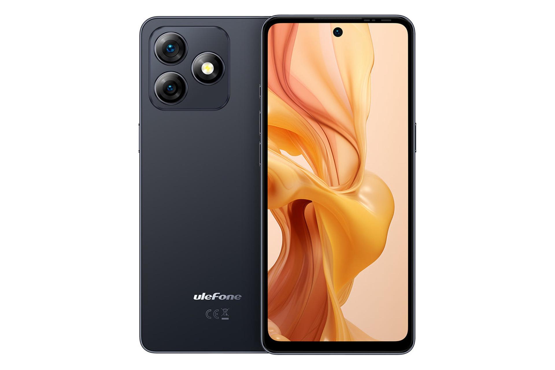 پنل جلو و پشت گوشی موبایل Note 18 اولترا یولفون مشکی / Ulefone Note 18 Ultra