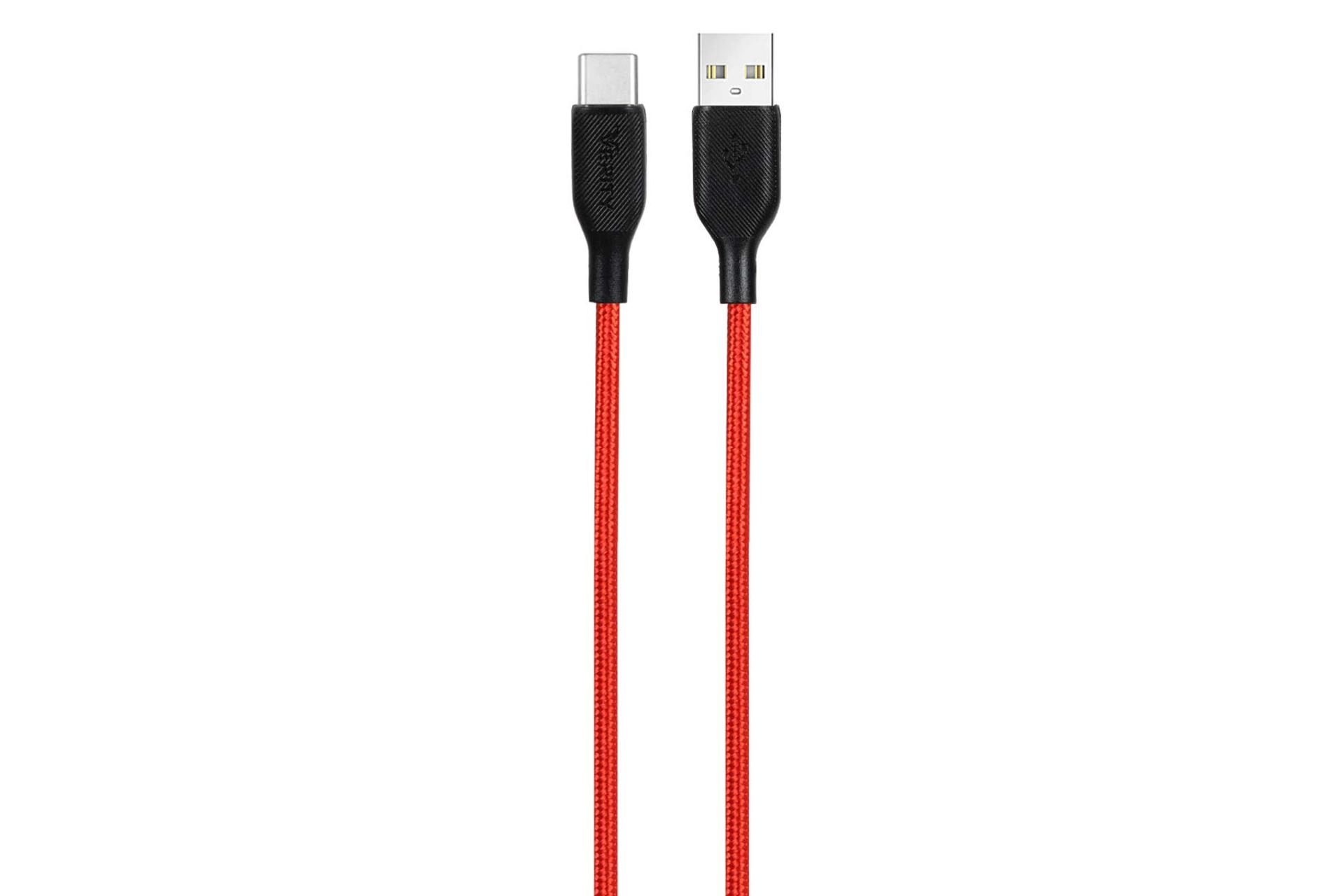 کابل شارژ USB وریتی Type-A به Type-C مدل CB 3148 T-R با طول 1 متر