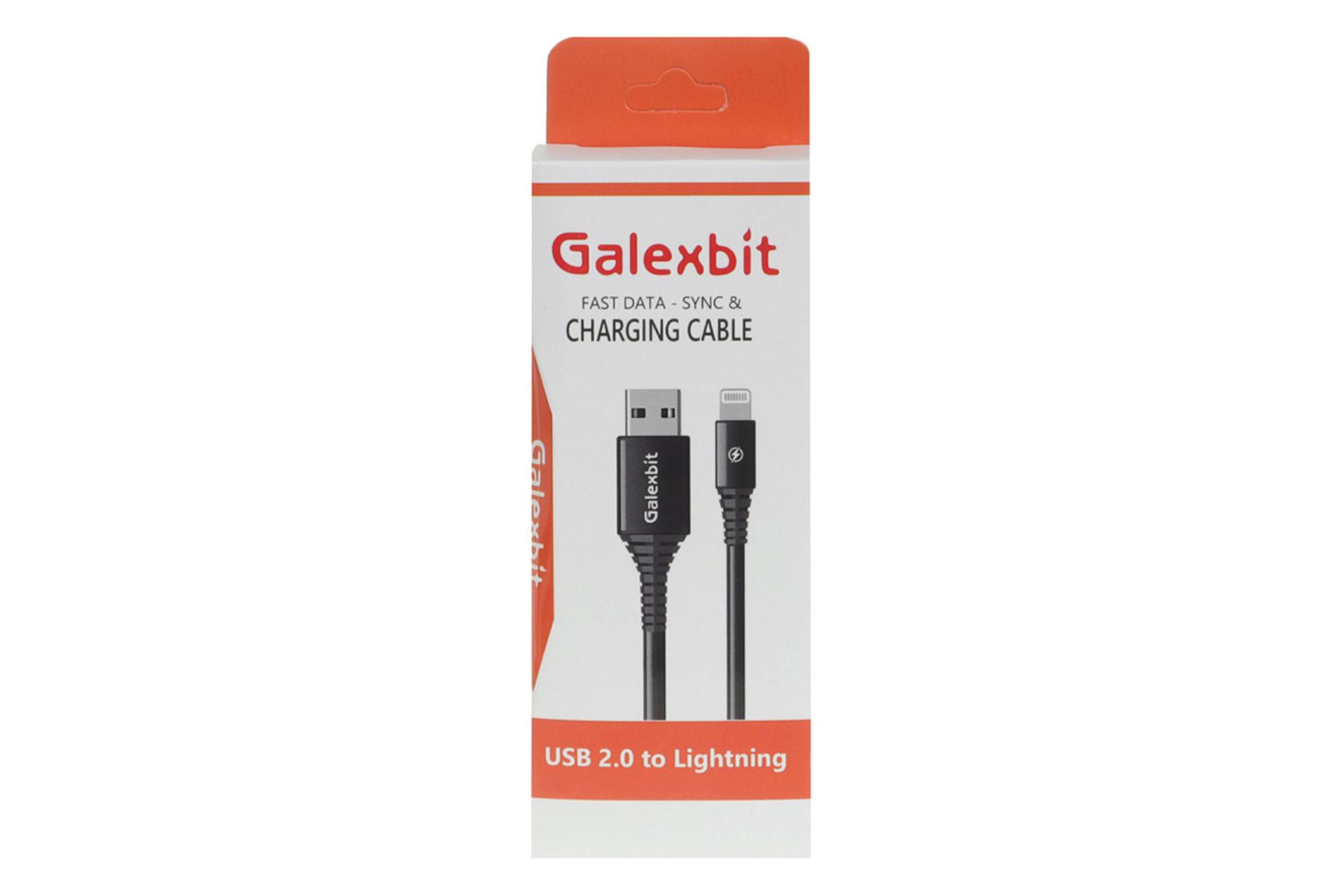 جعبه کابل شارژ USB گلکسبیت Type-A به Lightning با طول 1 متر