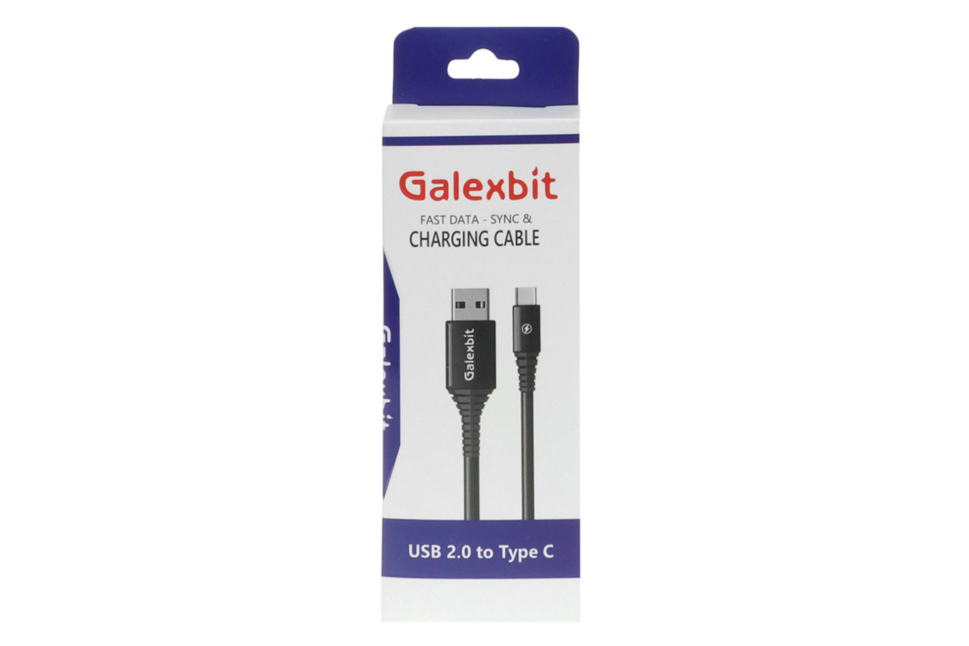 جعبه کابل شارژ USB گلکسبیت Type-A به Type-C با طول 1 متر