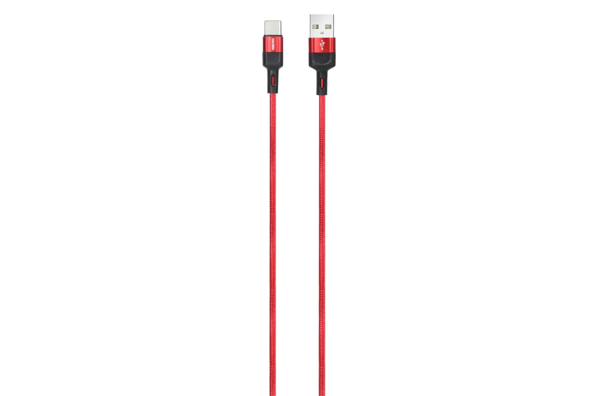 کابل شارژ USB کاکوسیگا Type-A به Type-C مدل KSC-458 با طول 1.2 متر