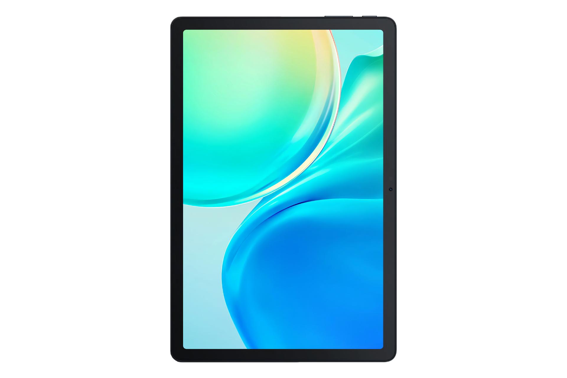 نمای رو به روی تبلت تب 90 WiFi بلک ویو / Blackview Tab 90 WiFi با نمایش دوربین سلفی و حاشیه های نمایشگر