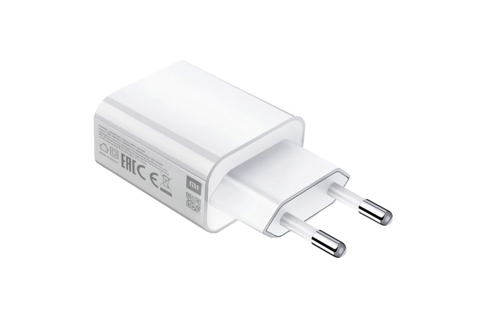 نمای دوشاخه شارژر دیواری مدل شیائومی مدل-Xiaomi MDY-09-EW