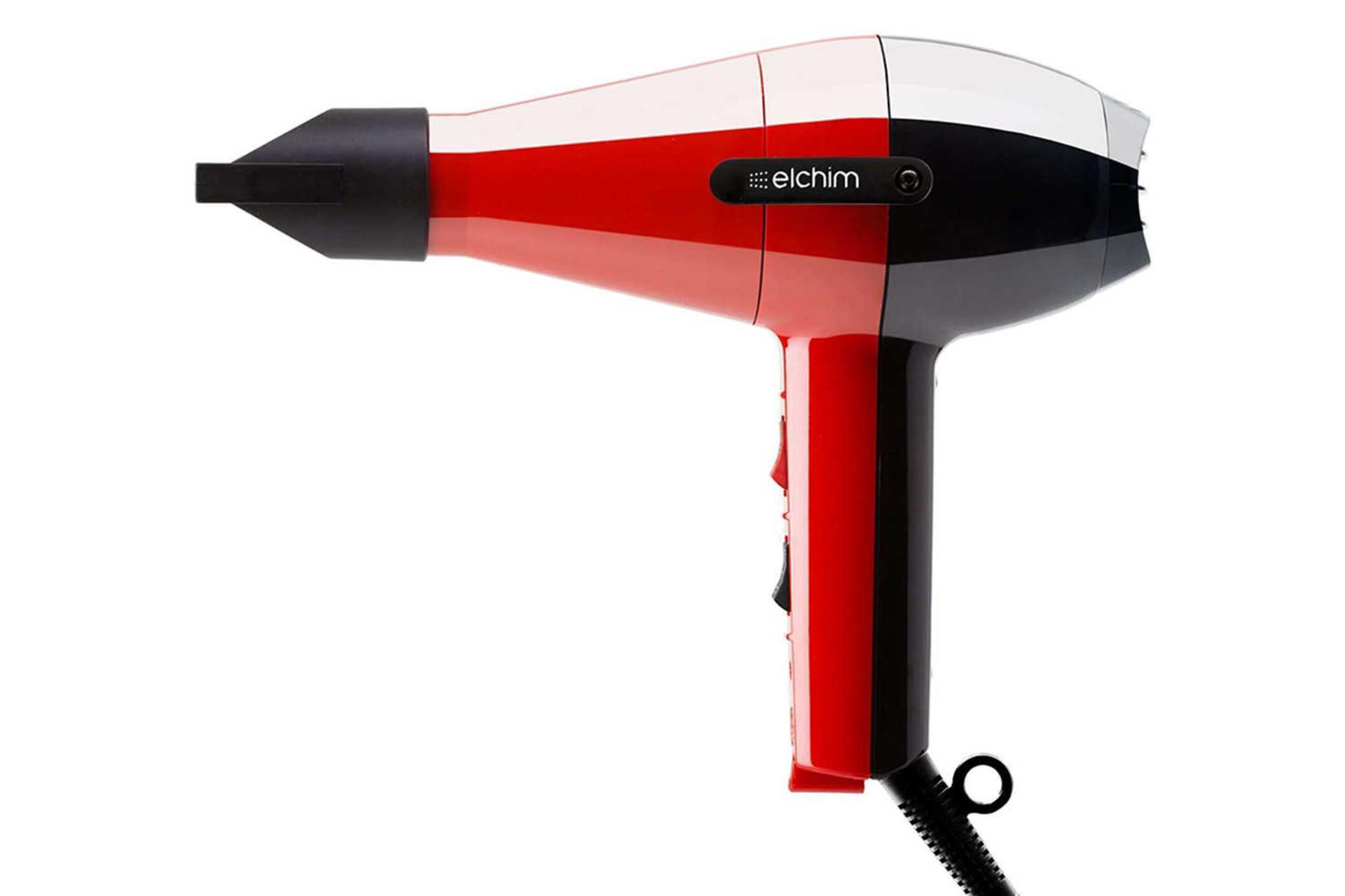 نمای جلوی سشوار الچیم 2001 رنگ قرمز