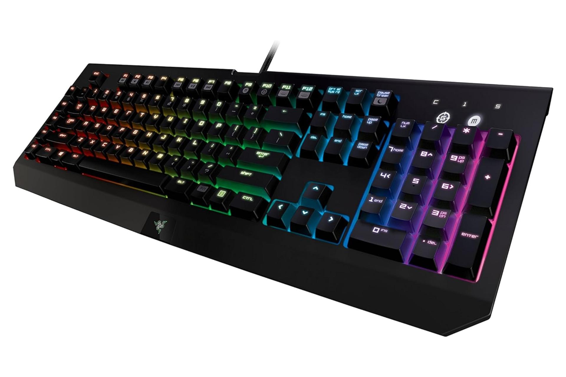 ابعاد و اندازه کیبورد ریزر BlackWidow Chroma