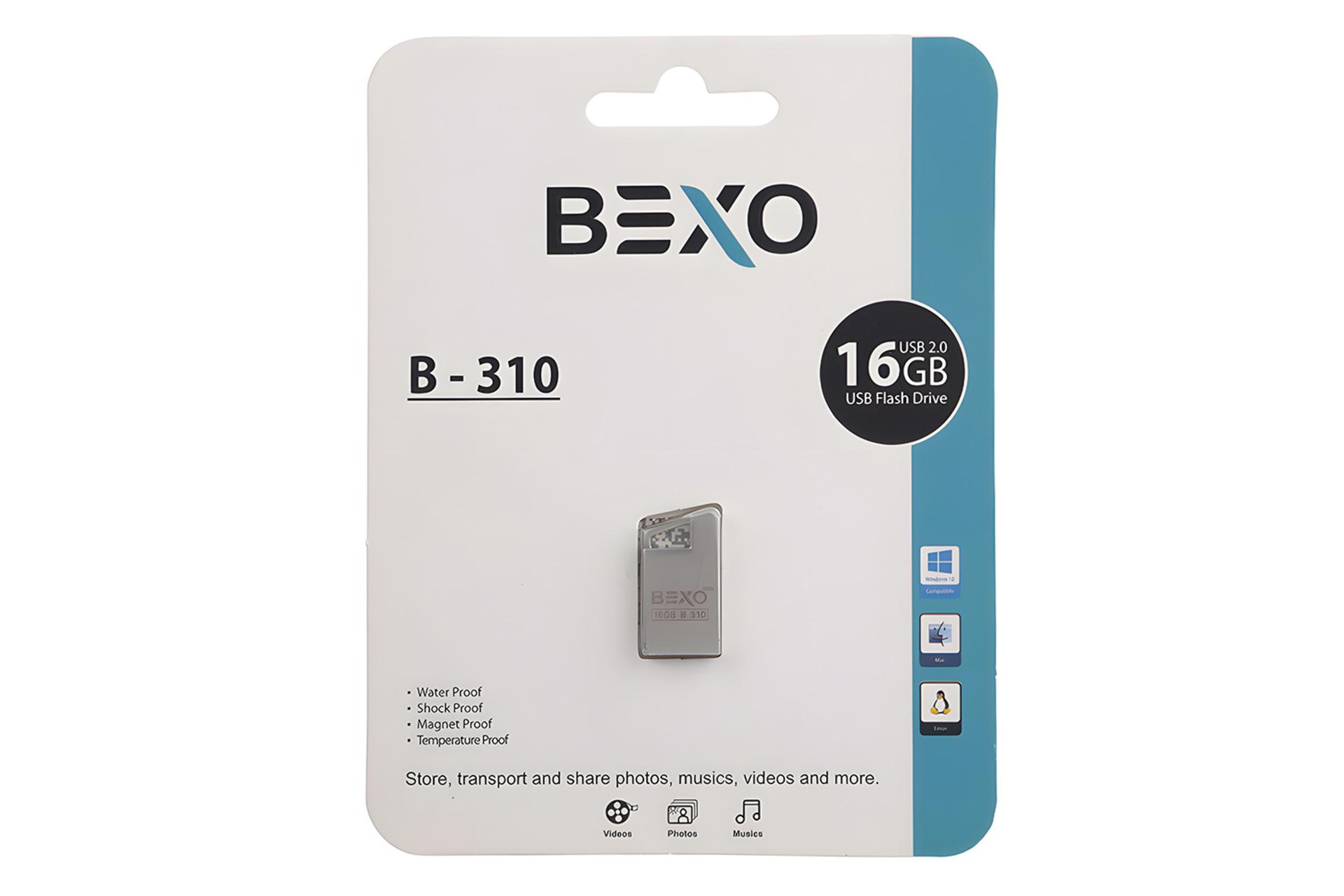 جعبه فلش مموری بکسومن BEXOman B-310 16GB USB 2.0