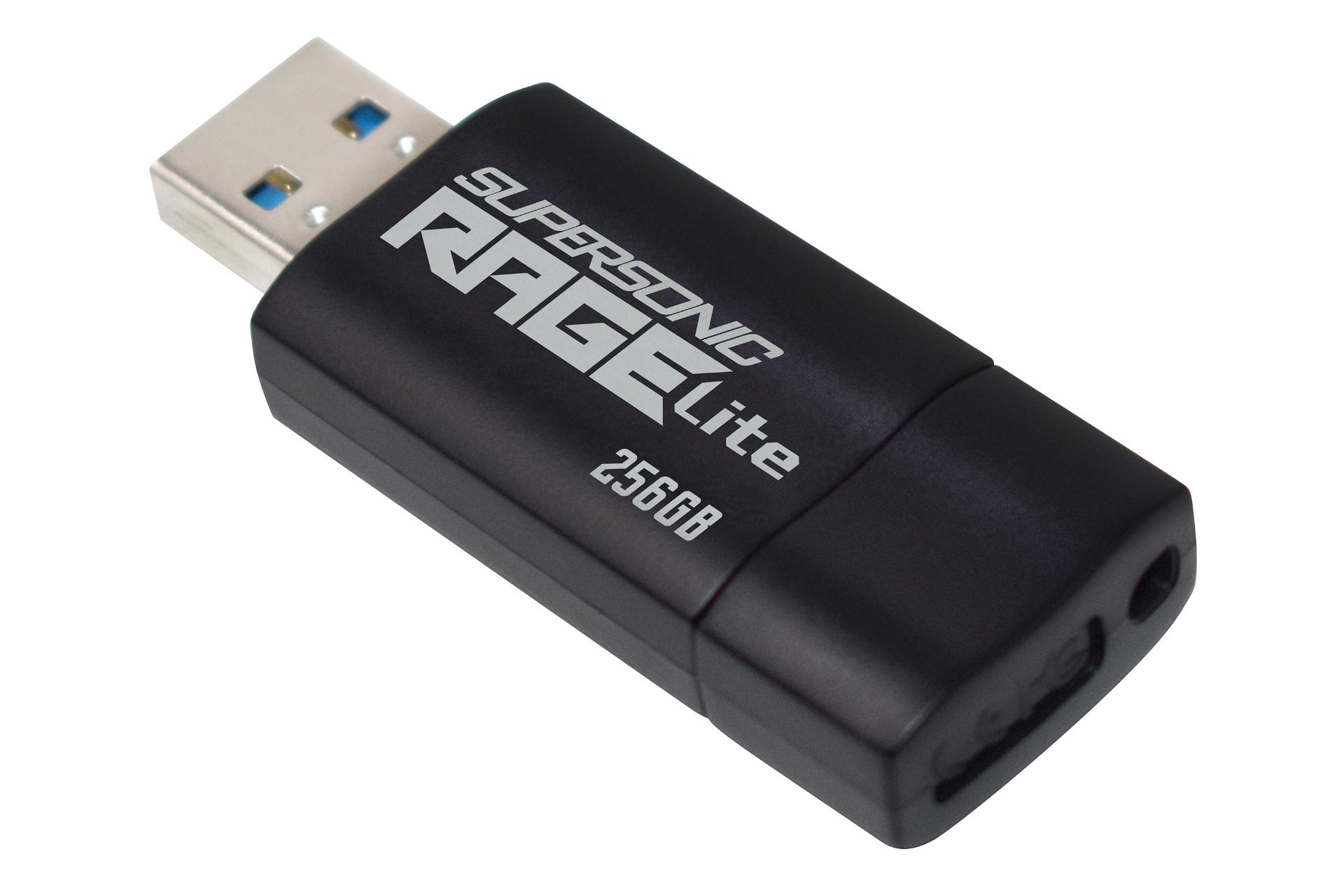 نمای پشتی فلش مموری پاتریوت Patriot Supersonic Rage Lite 256GB USB 3.2