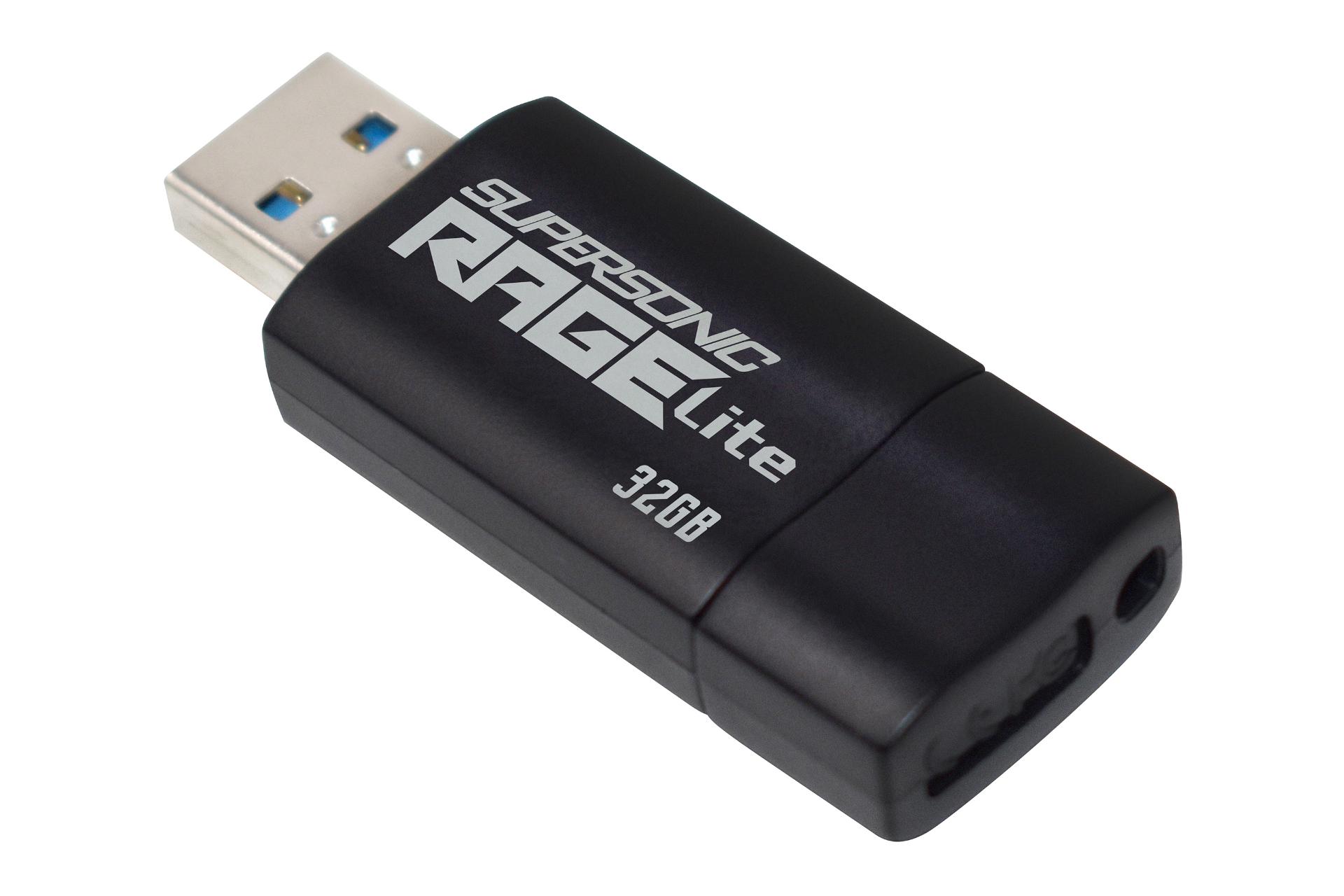 نمای پشتی فلش مموری پاتریوت Patriot Supersonic Rage Lite 32GB USB 3.2