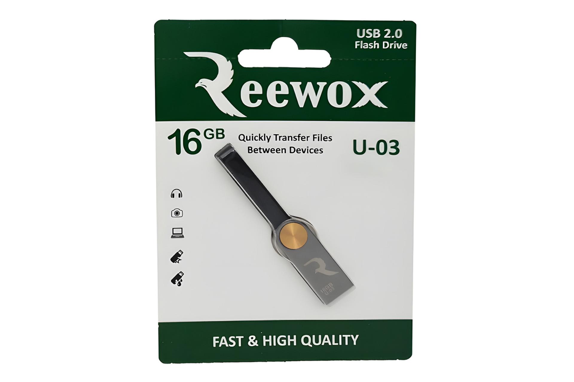 جعبه فلش مموری ریووکس Reewox U-03 16GB USB 2.0