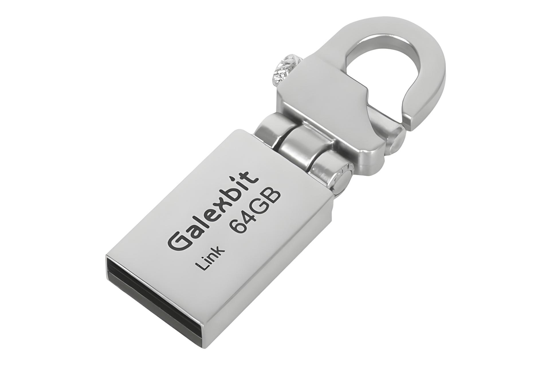 نمای کناری فلش مموری گلکسبیت Galexbit Link 64GB USB 2.0