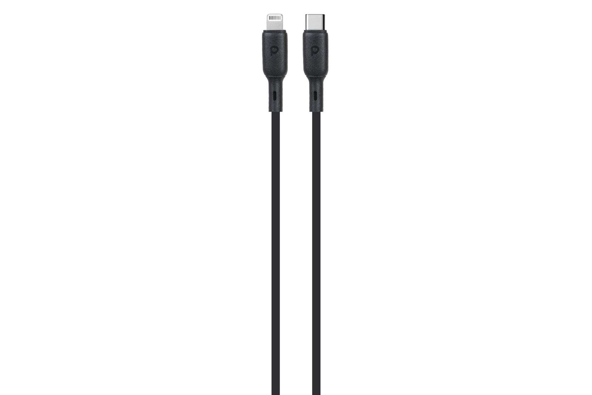 کابل شارژ USB پرودو Type-C به Lightning مدل UC1MLC با طول 1 متر