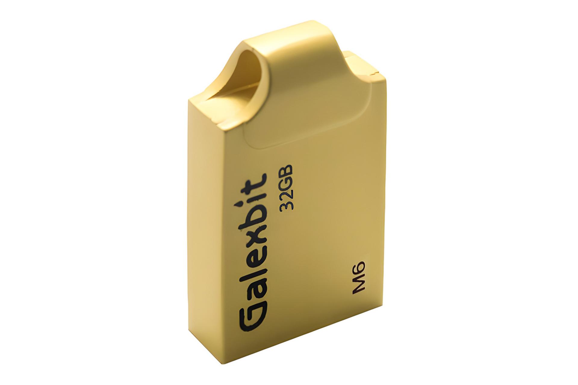 نمای کناری فلش مموری گلکسبیت Galexbit Micro Metal M6 32GB USB 2.0