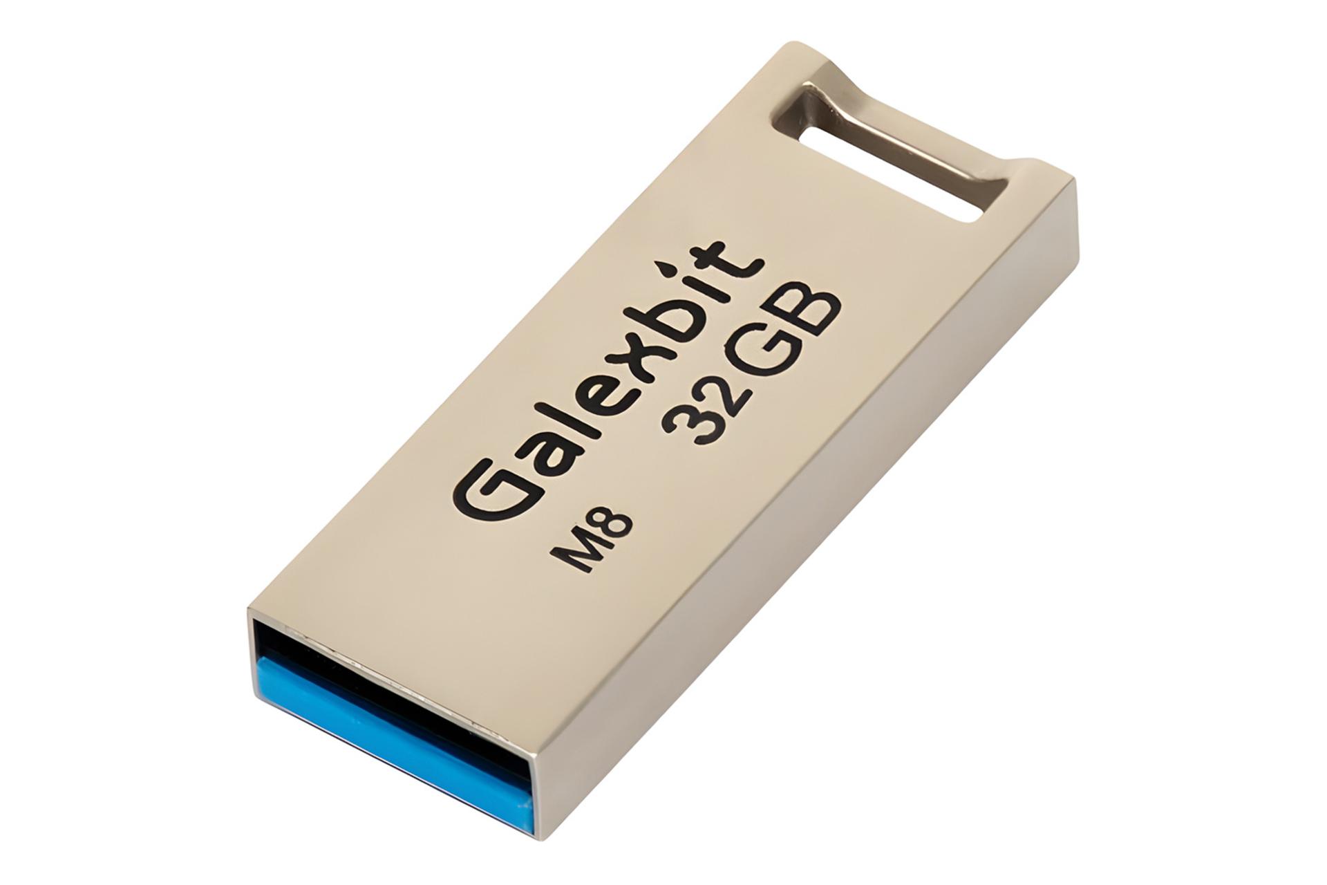 نمای کناری فلش مموری گلکسبیت Galexbit Micro Metal M8 32GB USB 2.0