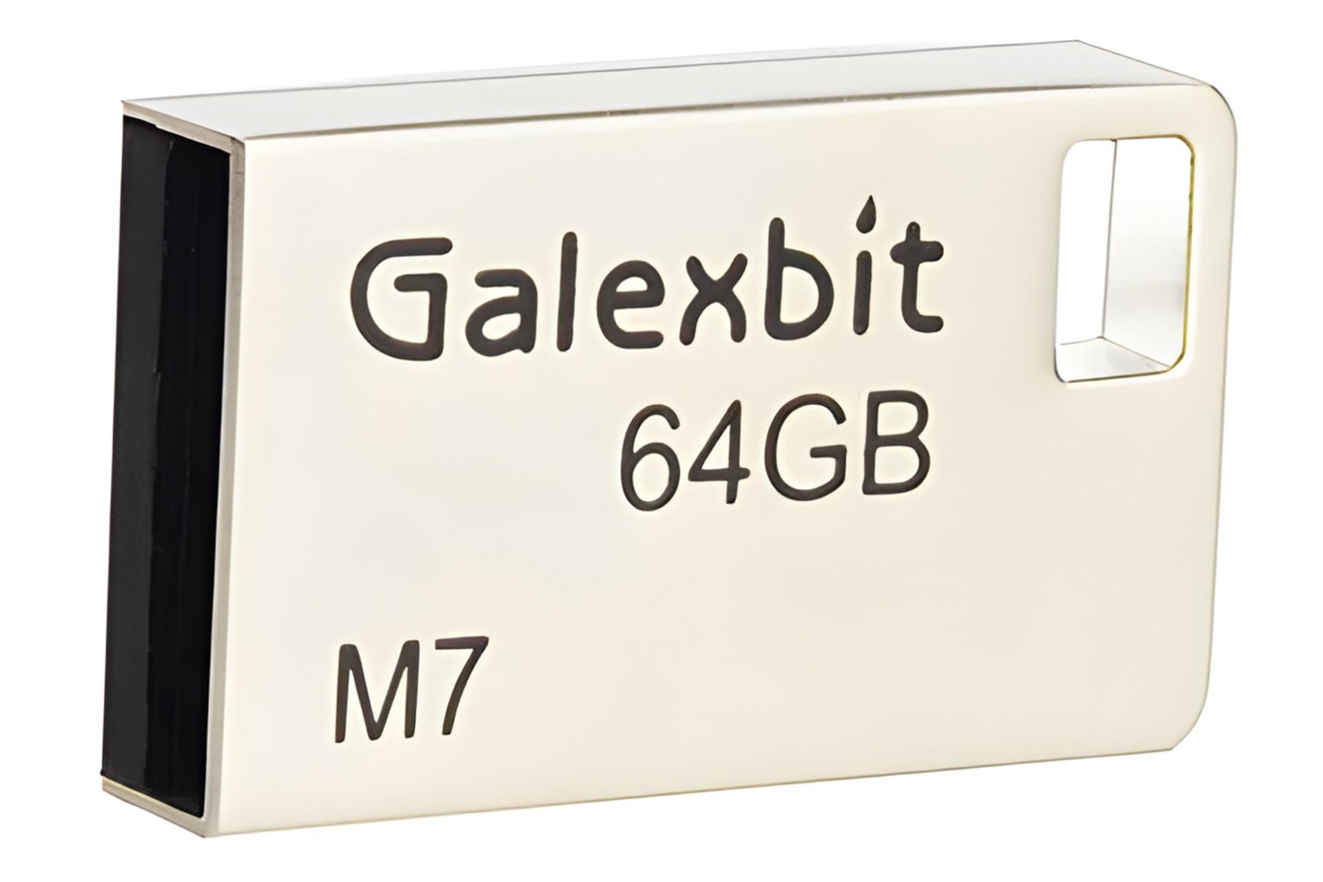 نمای کناری فلش مموری گلکسبیت Galexbit Micro Metal M7 64GB USB 2.0