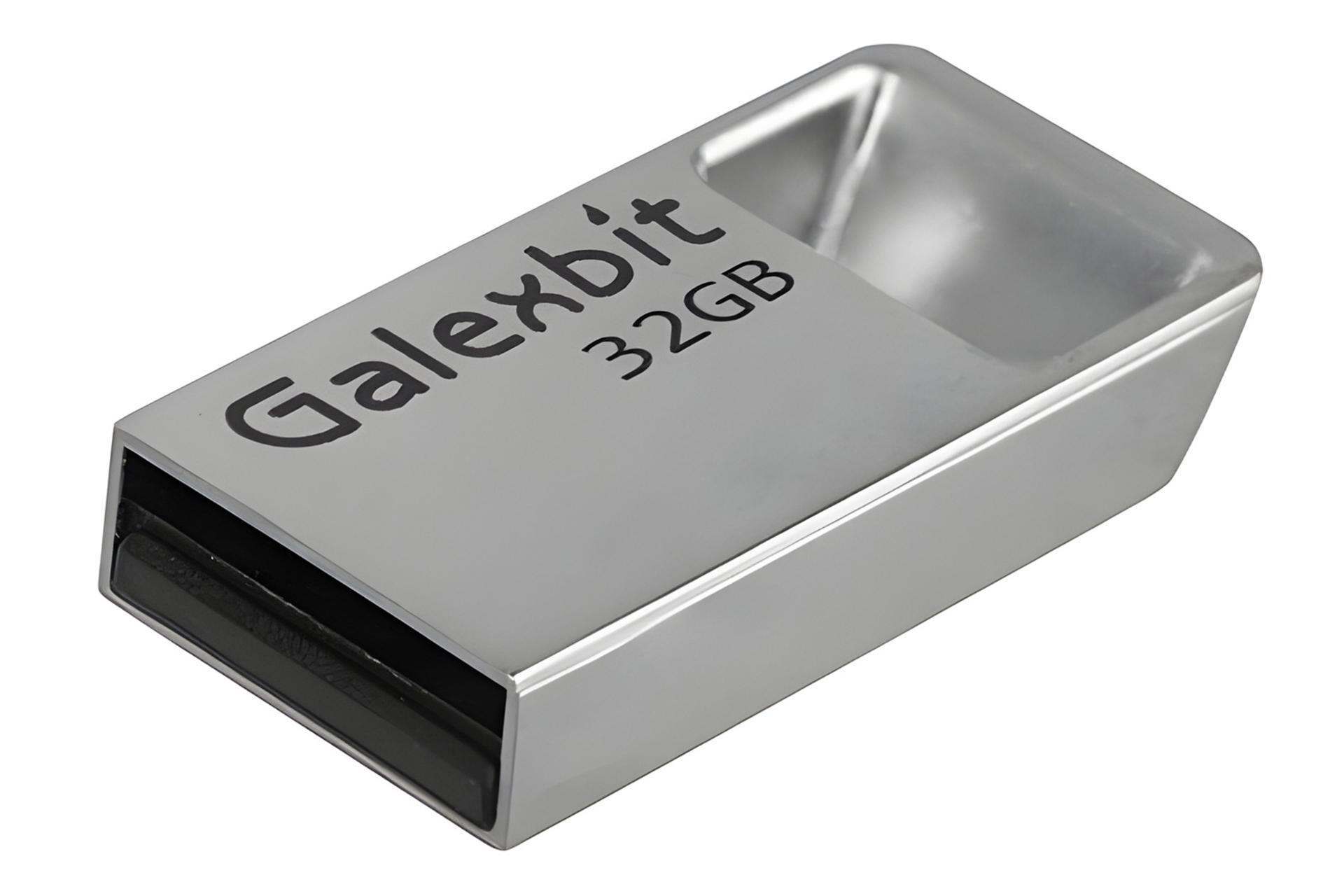 نمای کناری فلش مموری گلکسبیت Galexbit Micro Metal M4 32GB USB 2.0