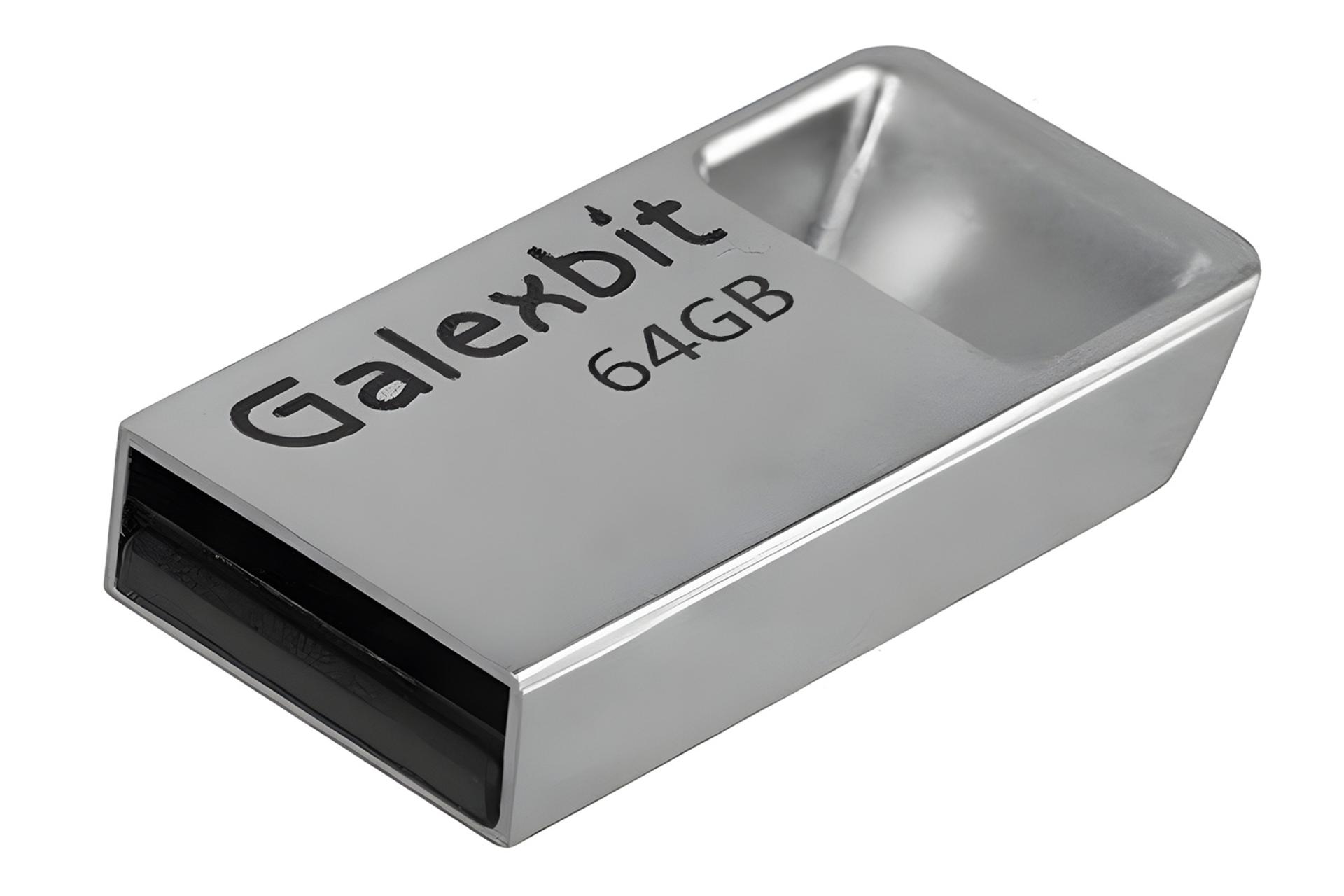 نمای کناری فلش مموری گلکسبیت Galexbit Micro Metal M4 64GB USB 2.0