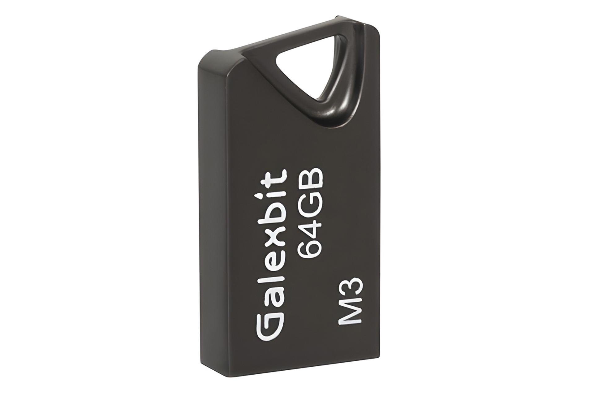 نمای کناری فلش مموری گلکسبیت Galexbit Micro Metal M3 64GB USB 2.0