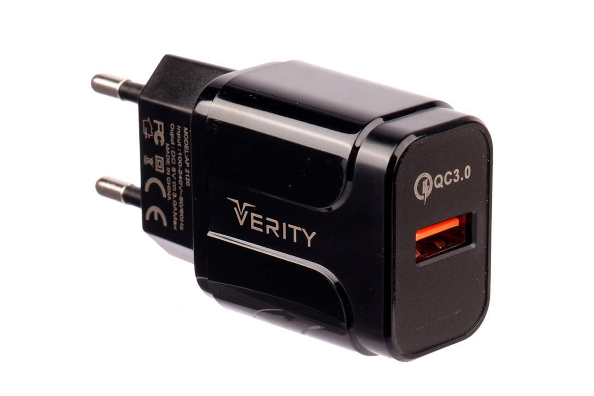 نمای پورت بدنه شارژر مدل وریتی مدل-Verity AP2120