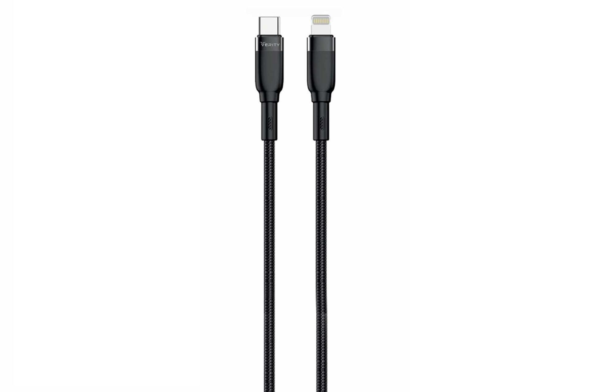 کابل شارژ USB وریتی Type-C به Lightning مدل CB 3155 با طول 1 متر